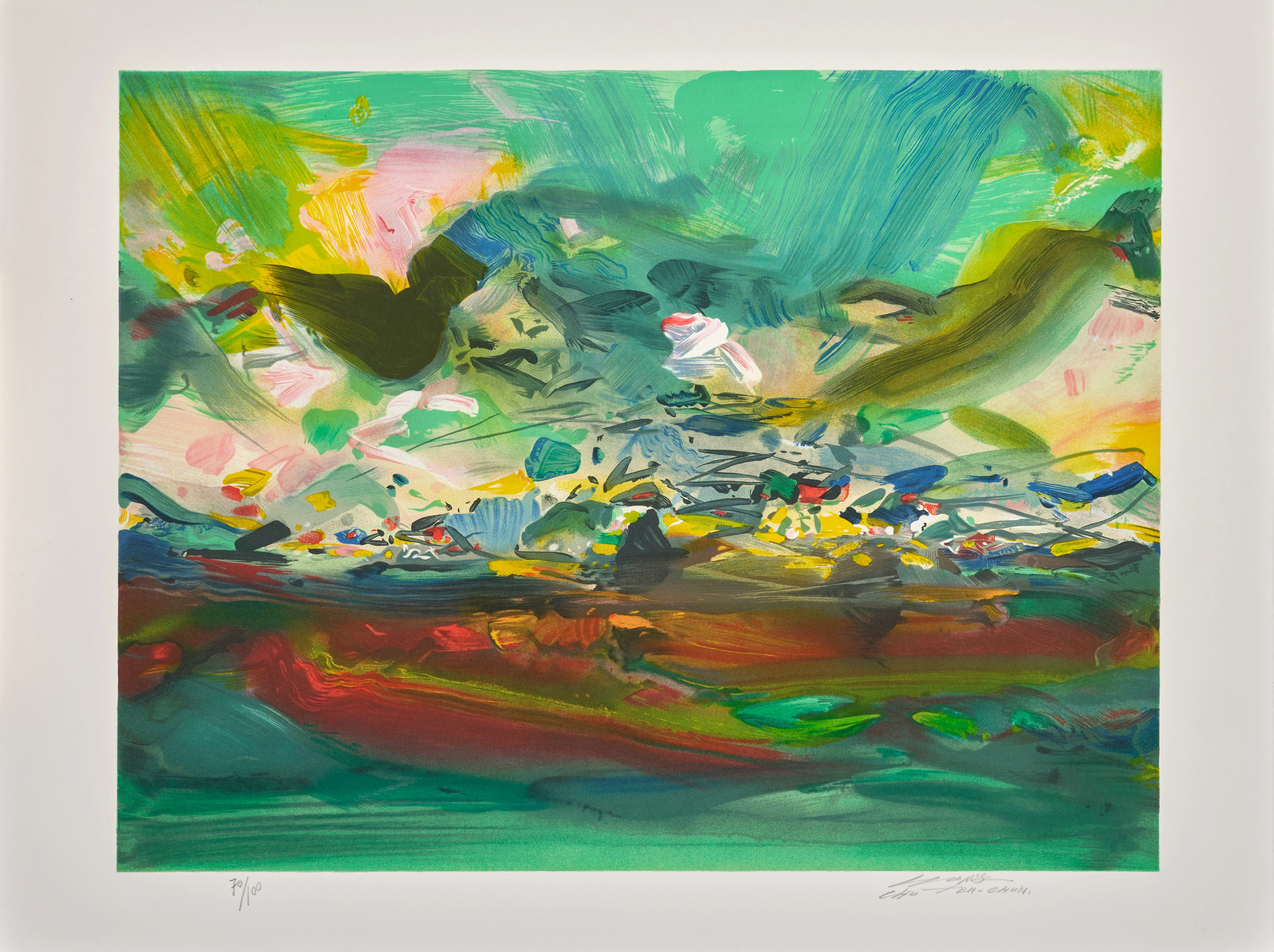 CHU TEH-CHUN 1920- Étincelante élégance - 2008