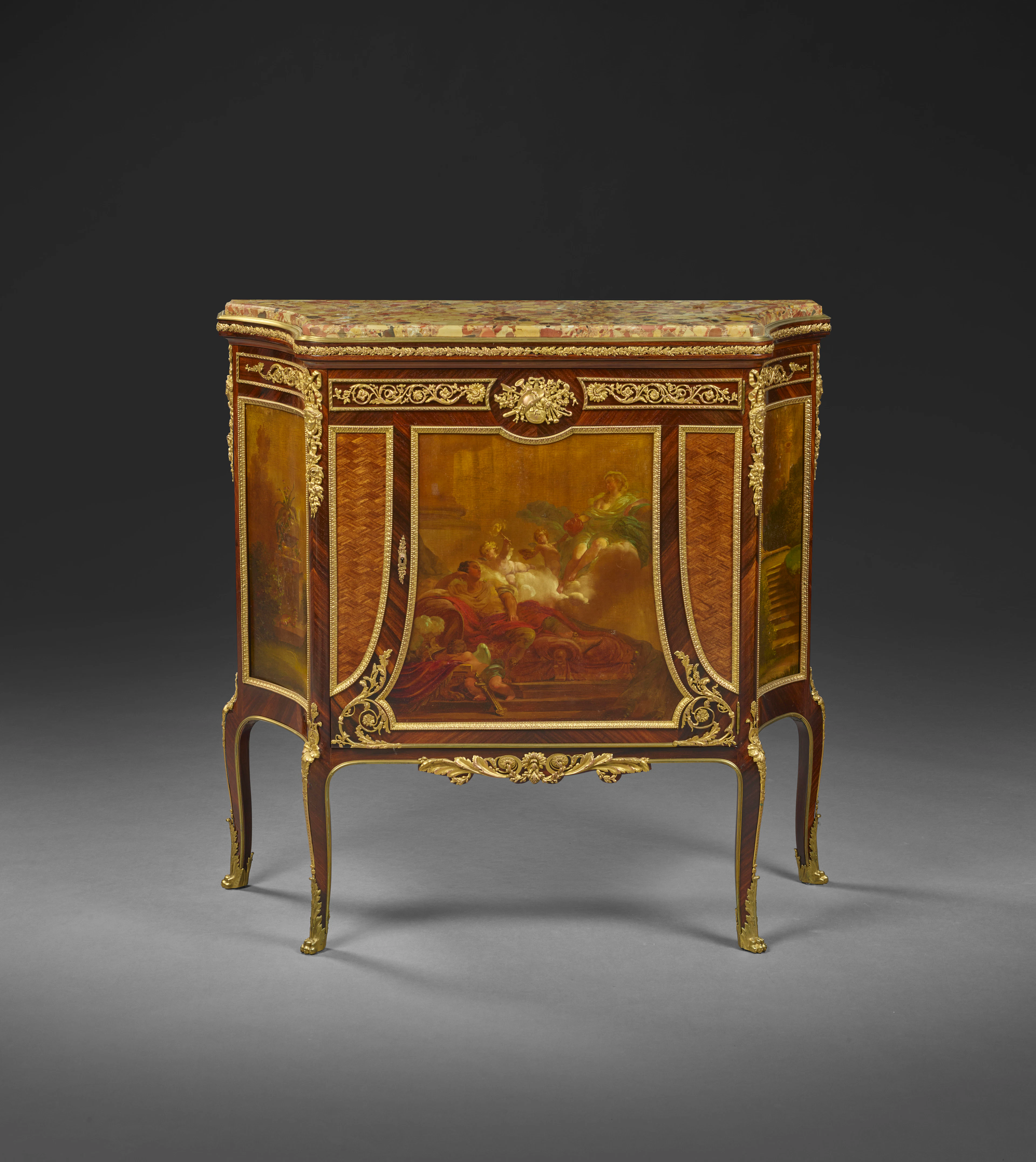 MEUBLE À HAUTEUR D'APPUI DE STYLE LOUIS XV