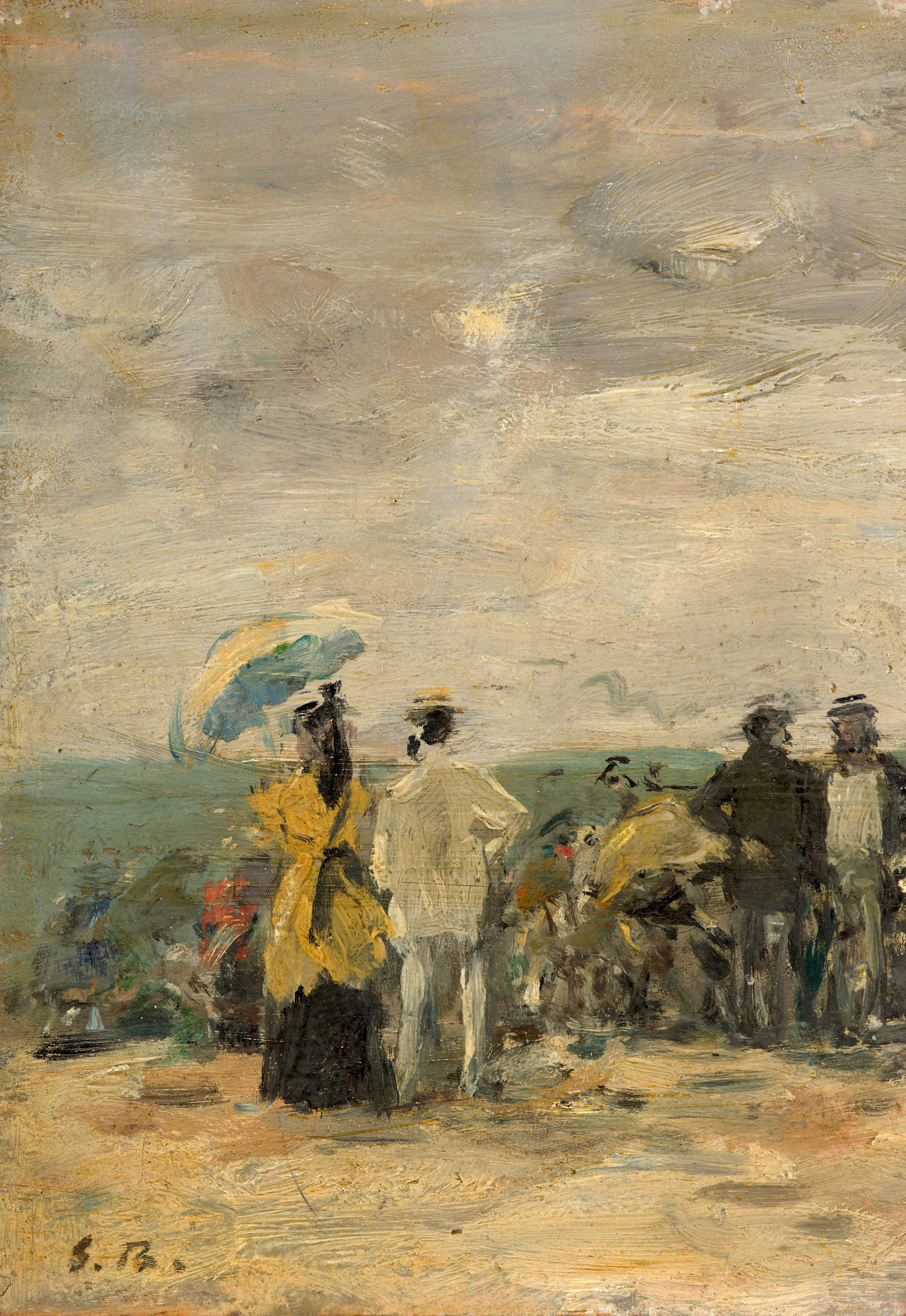 Eugène BOUDIN Honfleur, 1824 – Deauville, 1898 Le Parasol