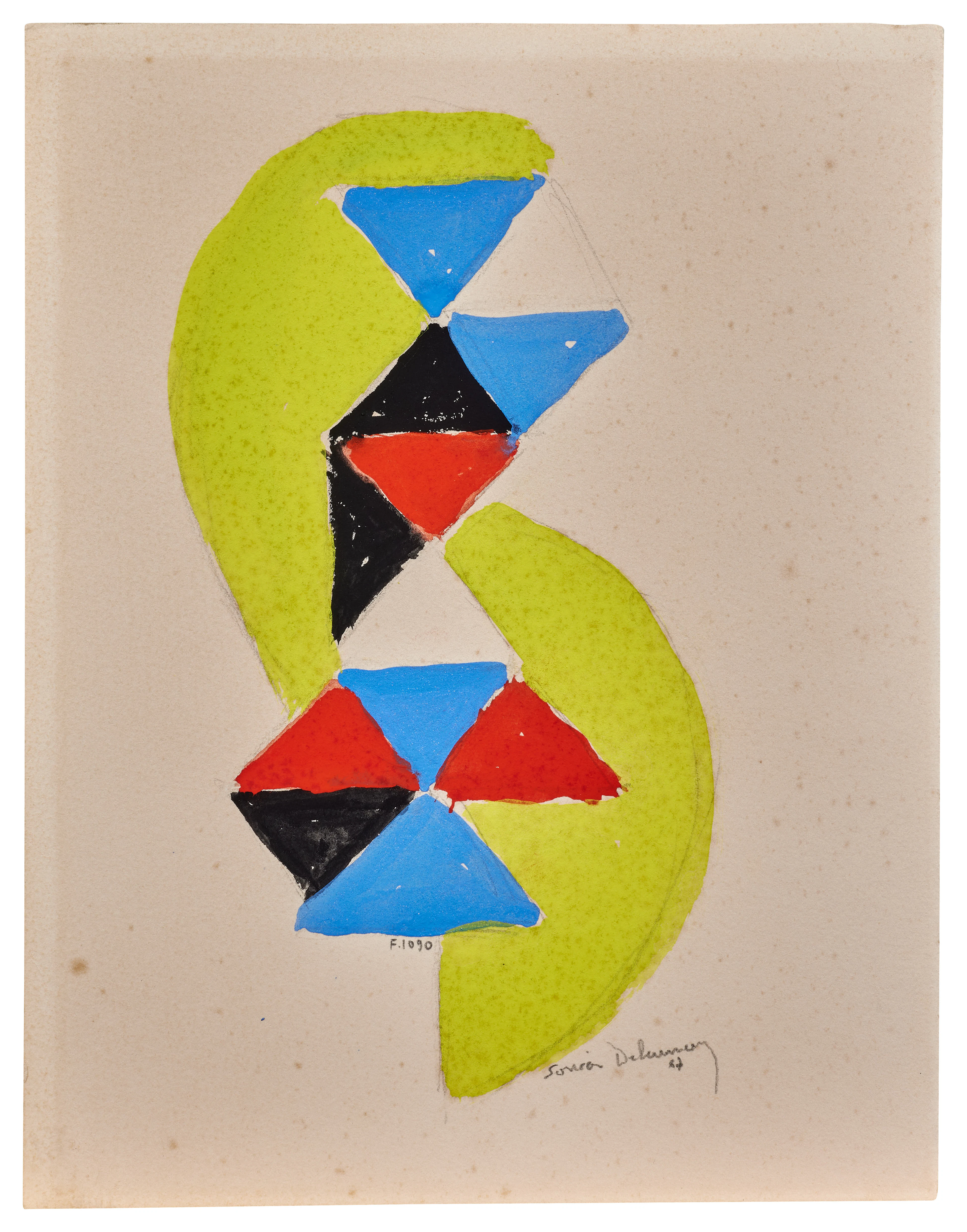 Rythme coloré n°1090 - 1967