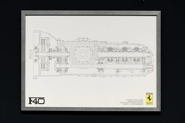 Ferrari F40 - exploded views No reserve