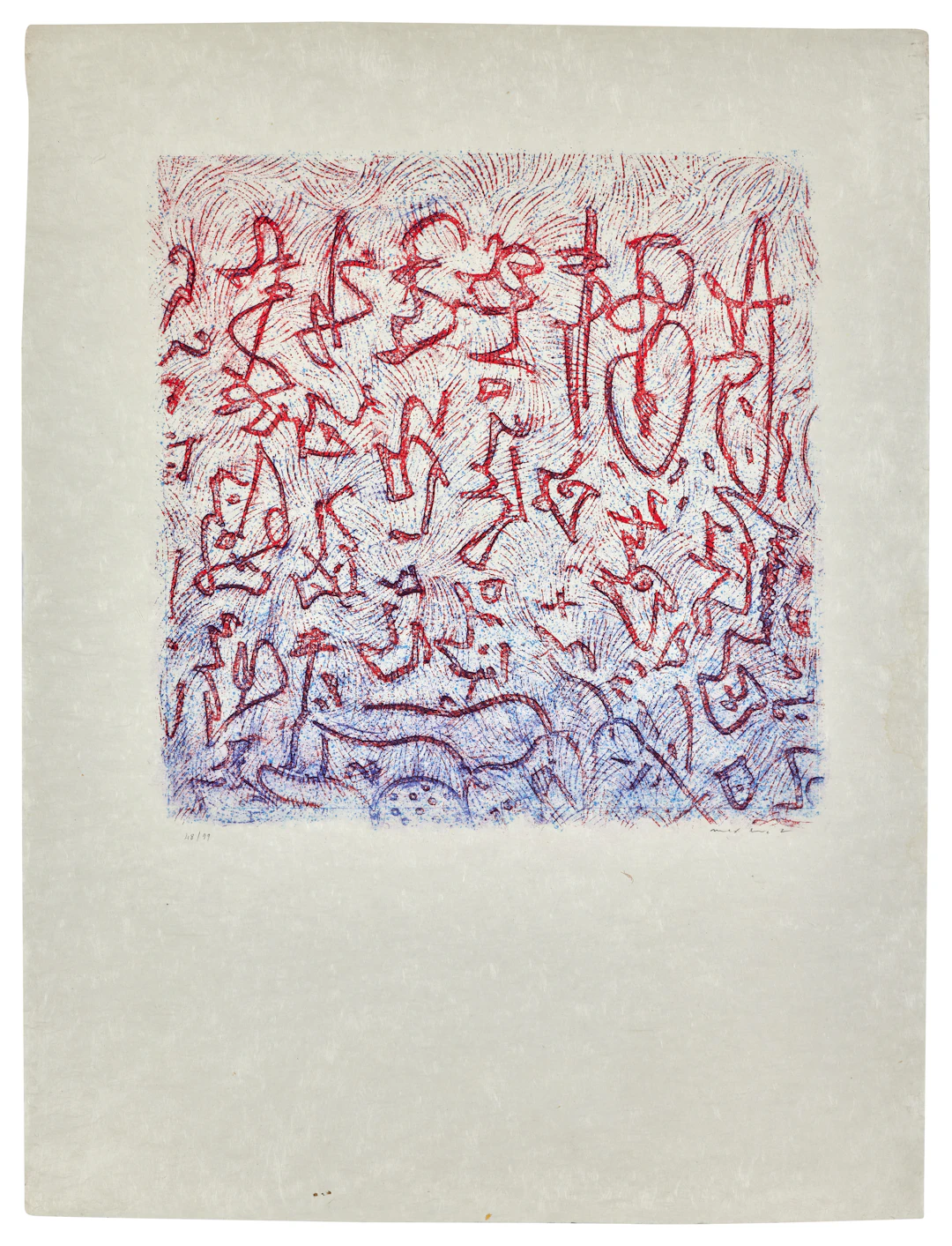 Max ERNST 1891 - 1976 Affiche pour "Surprises du Hasard" - 1971