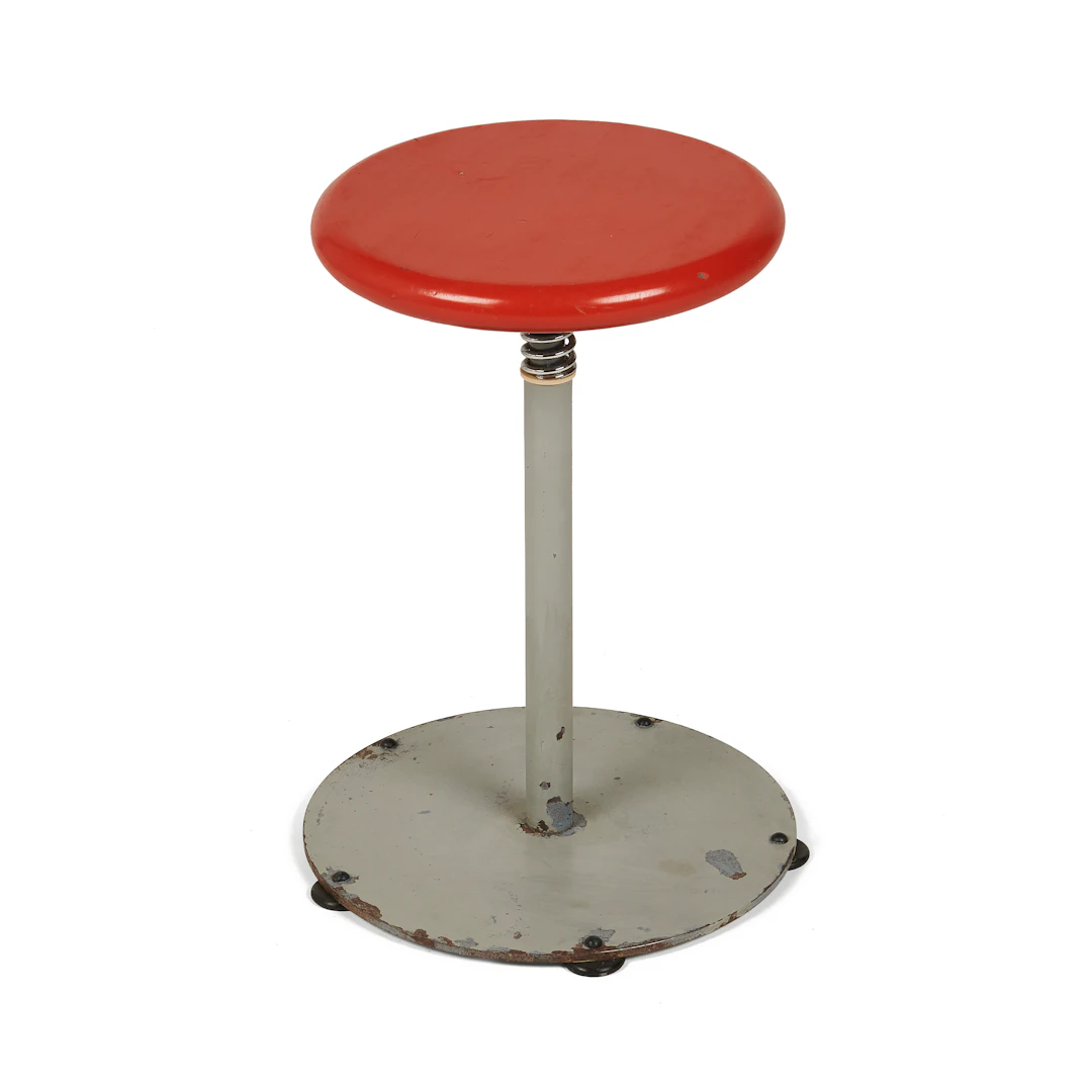 Toshiyuki KITA Né en 1942 Prototype de tabouret Spring - circa 1980