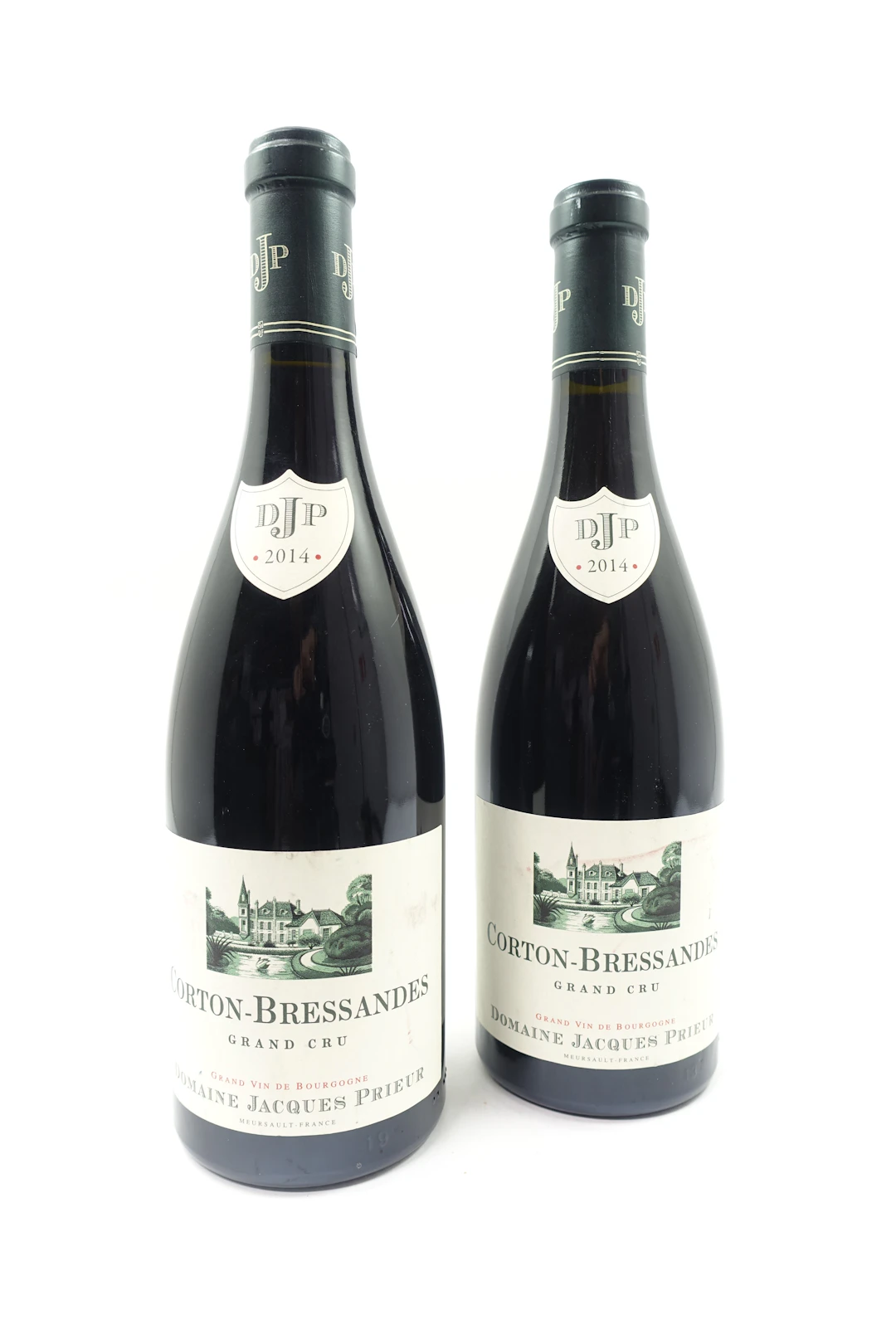2 bts CORTON BRESSANDES 2014 Grand Cru. Domaine Jaques Prieur
