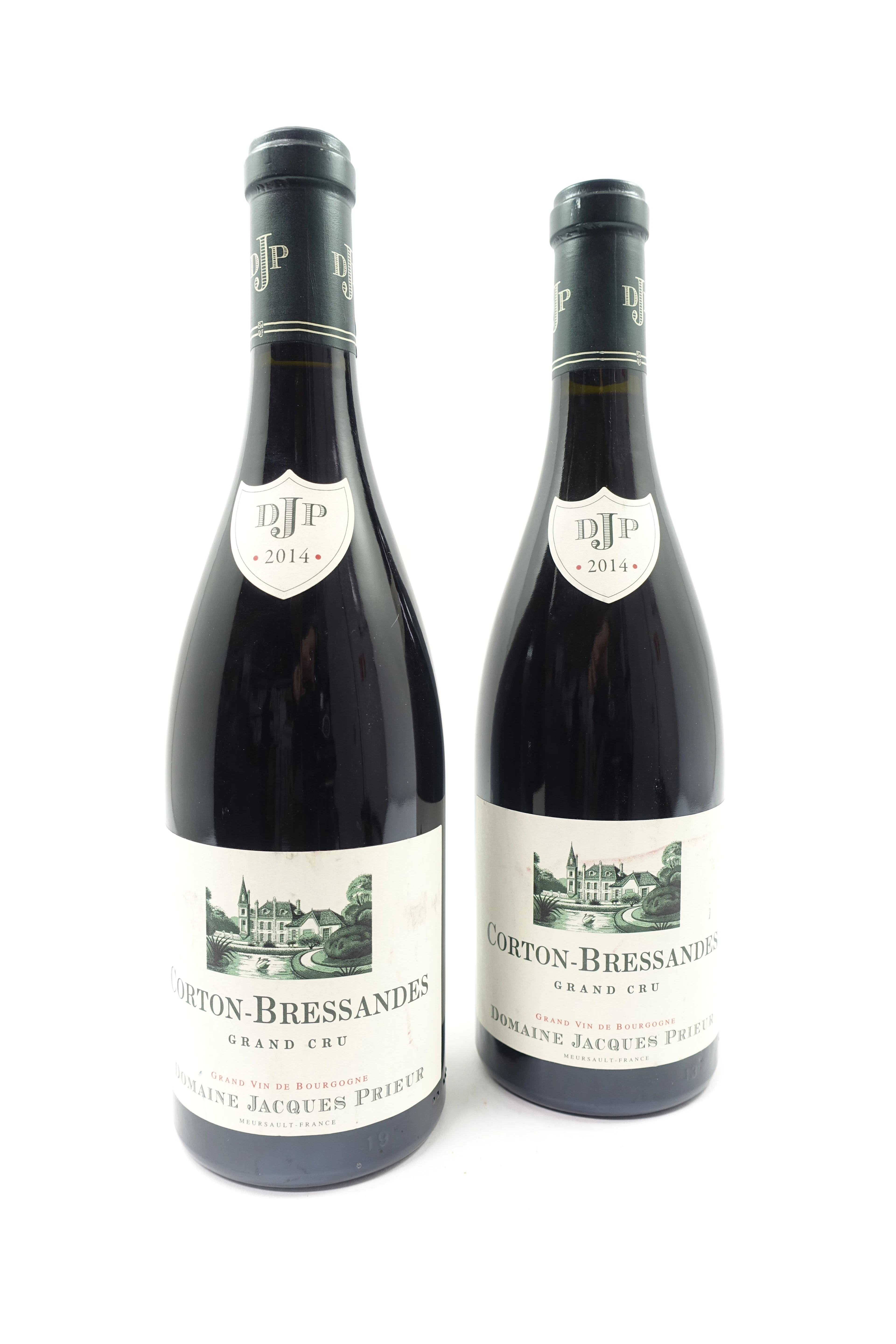 2 bts CORTON BRESSANDES 2014 Grand Cru. Domaine Jaques Prieur