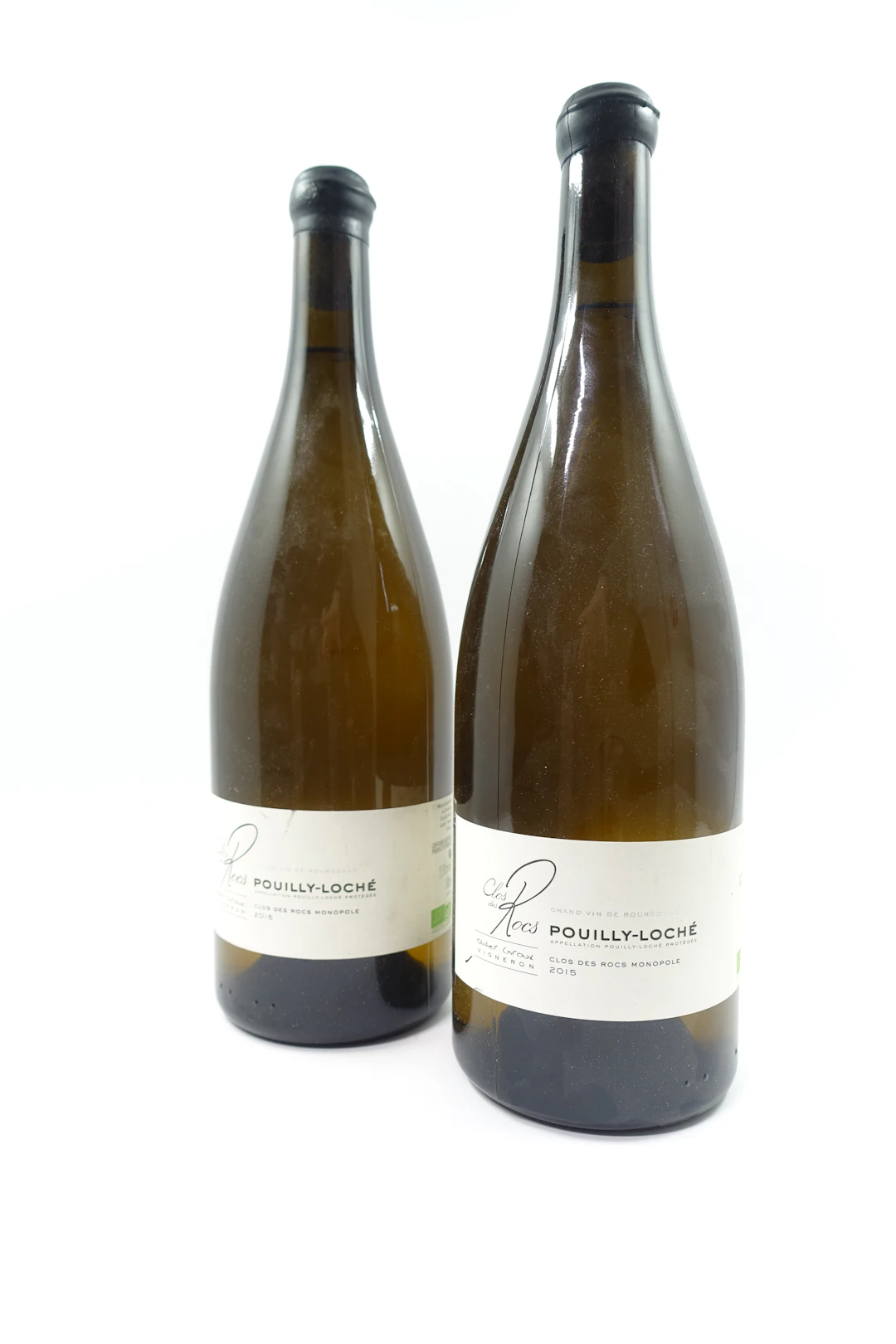 2 mags POUILLY LOCHE 2015 Monopole Clos des Rocs. Olivier Giroux