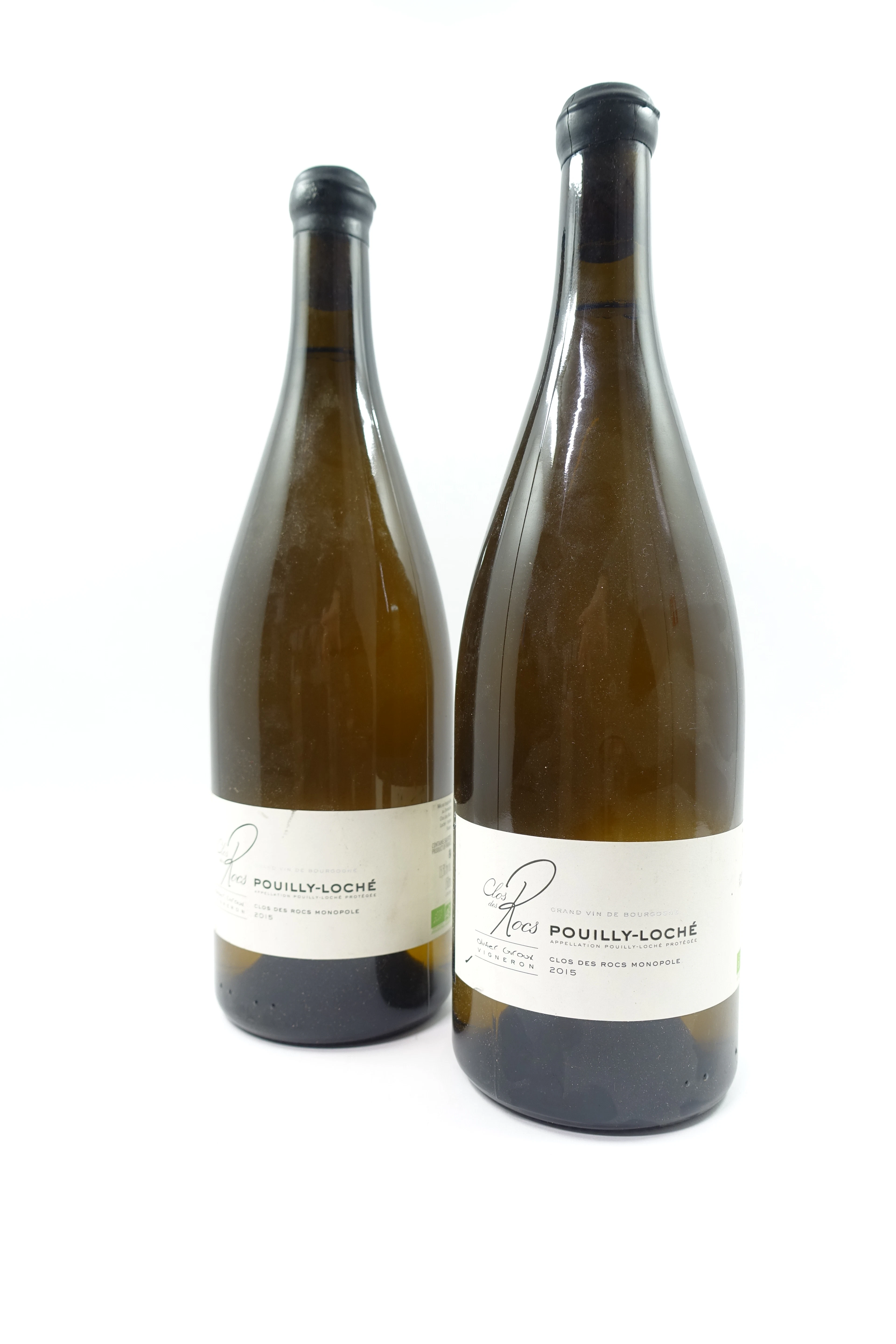 2 mags POUILLY LOCHE 2015 Monopole Clos des Rocs. Olivier Giroux