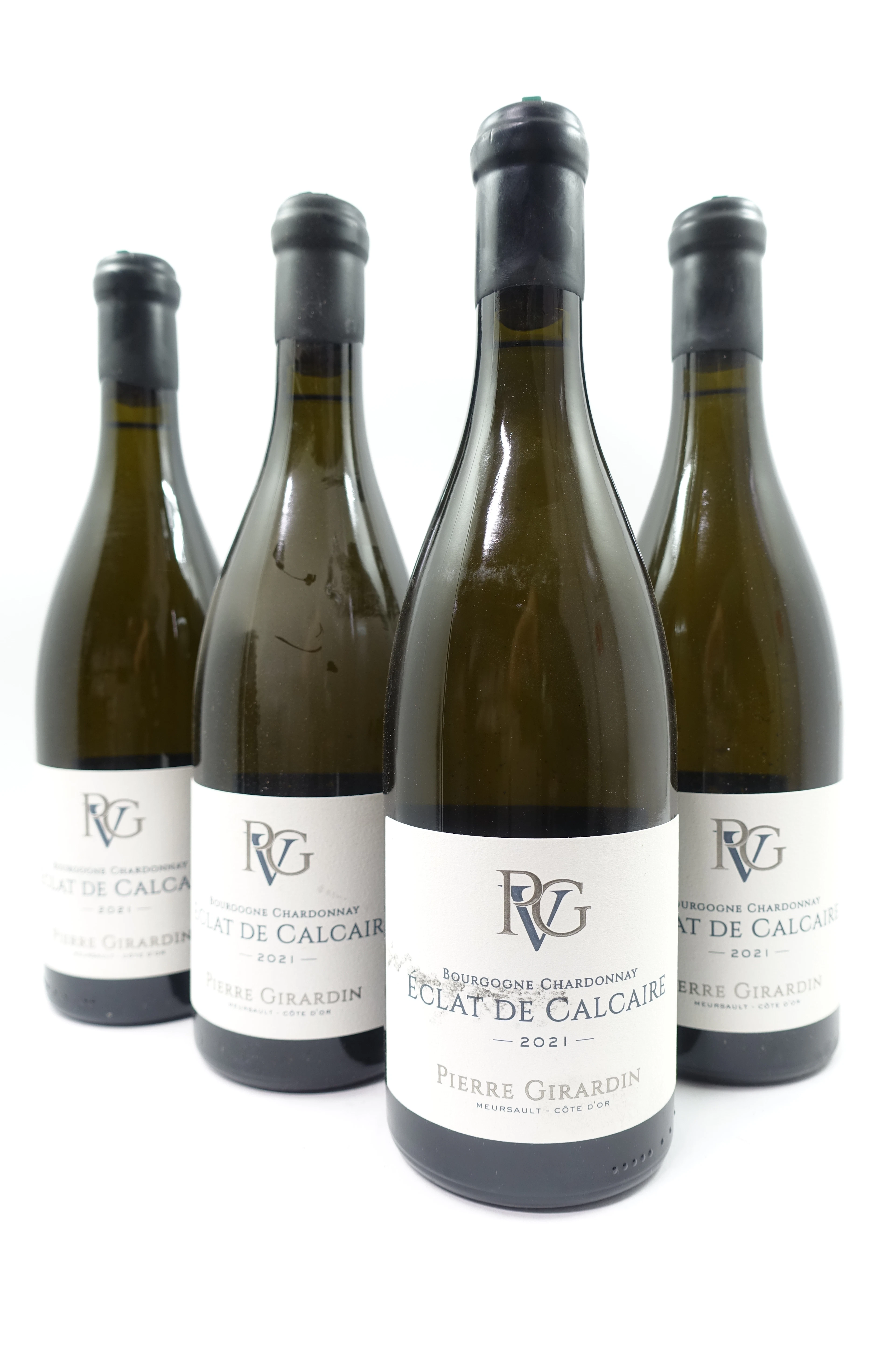 4 bts BOURGOGNE CHARDONNAY 2021 Eclat de Calcaire. Pierre Girardin