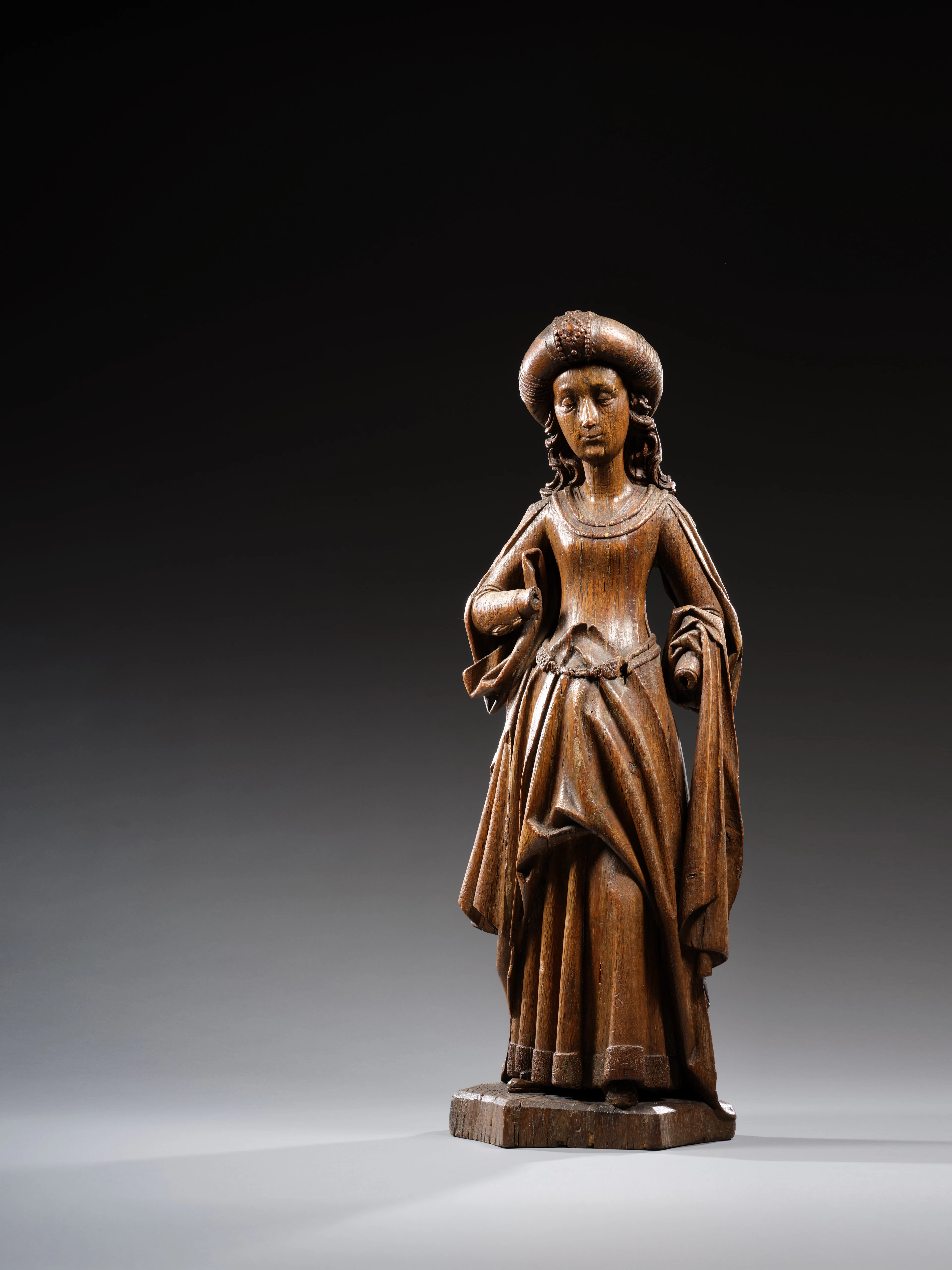 Attribué à Dries HOLTHUYS Actif à Clèves entre 1495 et 1510 Sainte femme