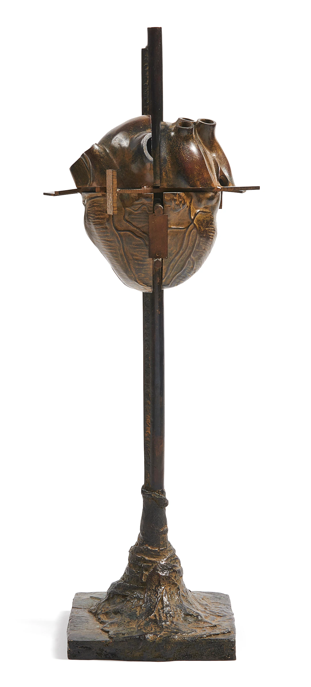 CÉSAR Français - 1921 - 1998 Le Coeur éclaté - 1986