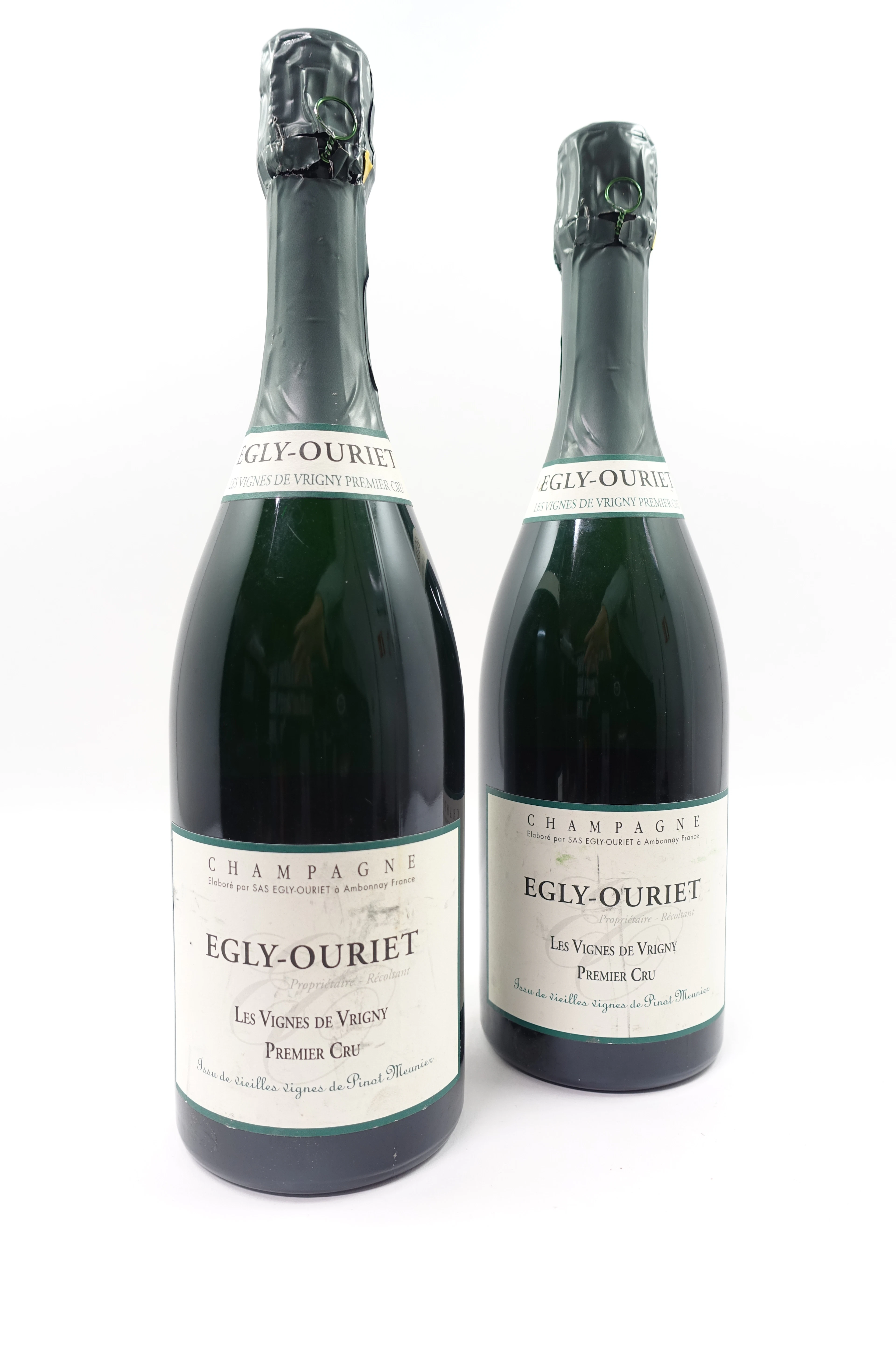 2 bts CHAMPAGNE EGLY OURIET 1er Cru Extra Brut Les Vignes de Vrigny