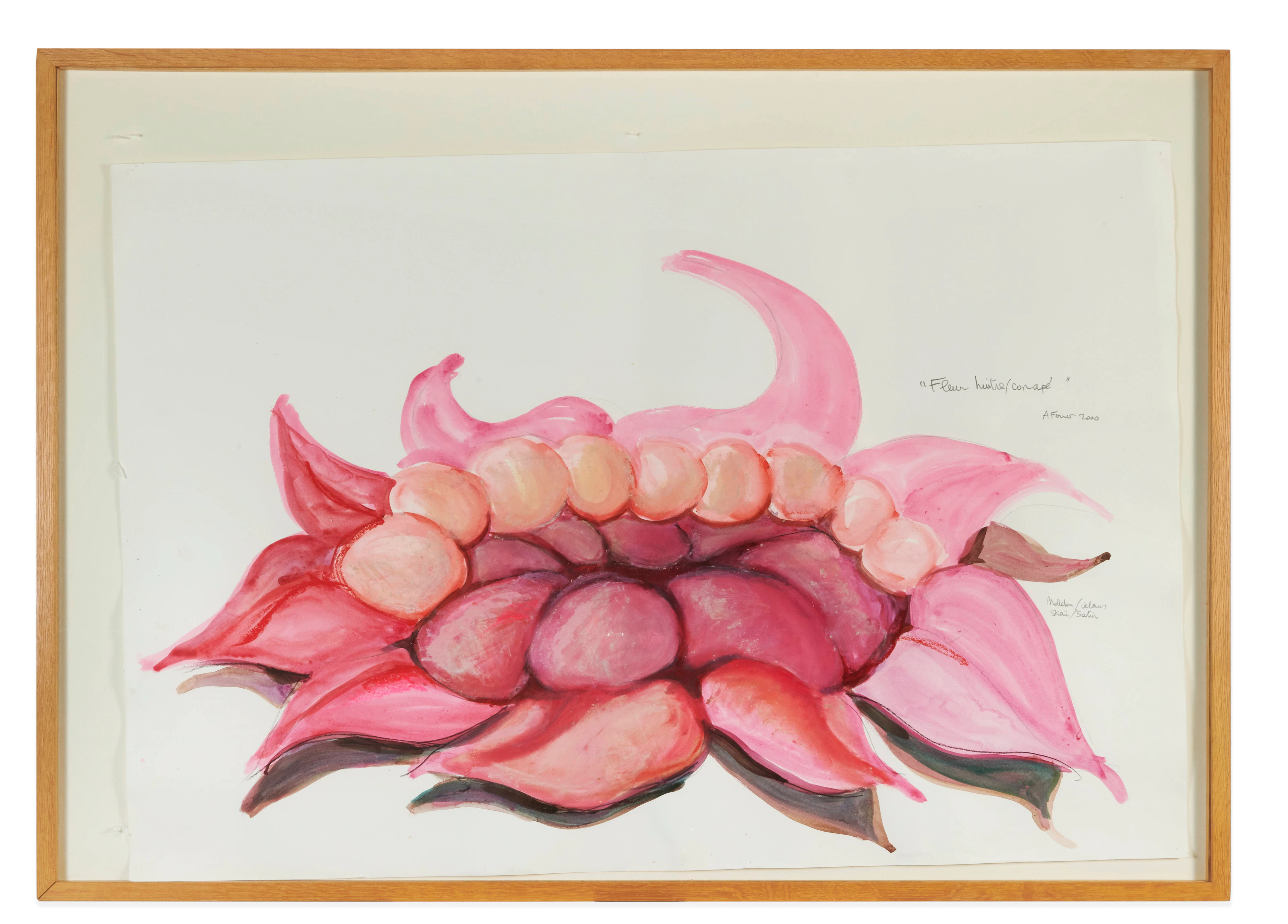 Fleur huître / canapé