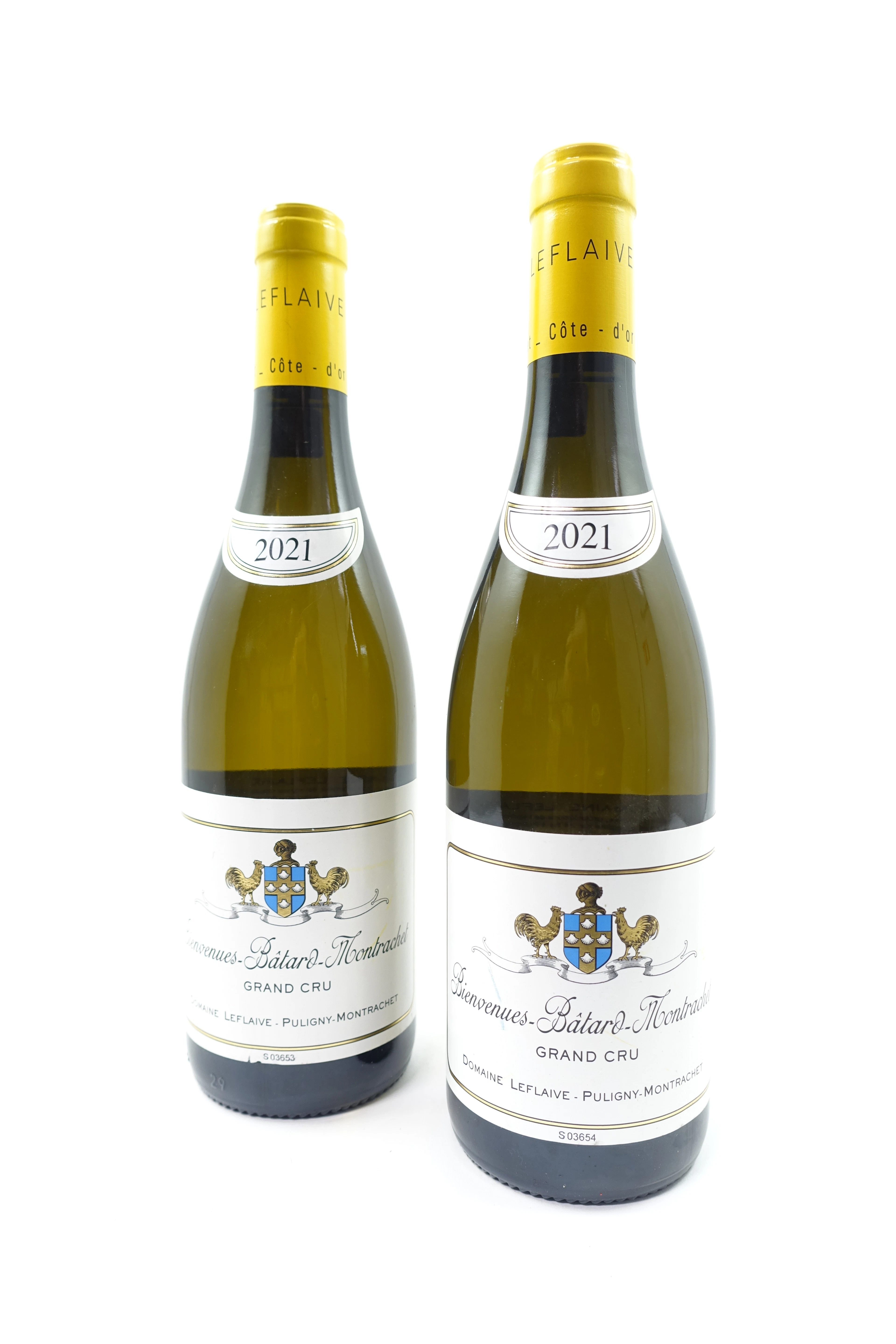2 bts BIENVENUES BATARD MONTRACHET 2021 Grand Cru. Domaine Leflaive