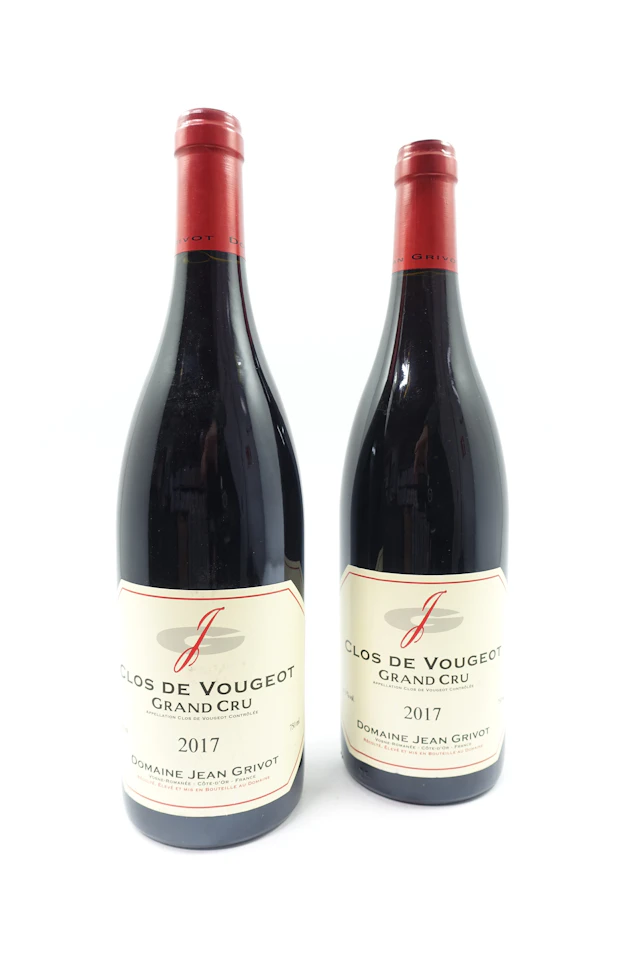 2 bts CLOS DE VOUGEOT 2017 Grand Cru. Domaine Jean Grivot