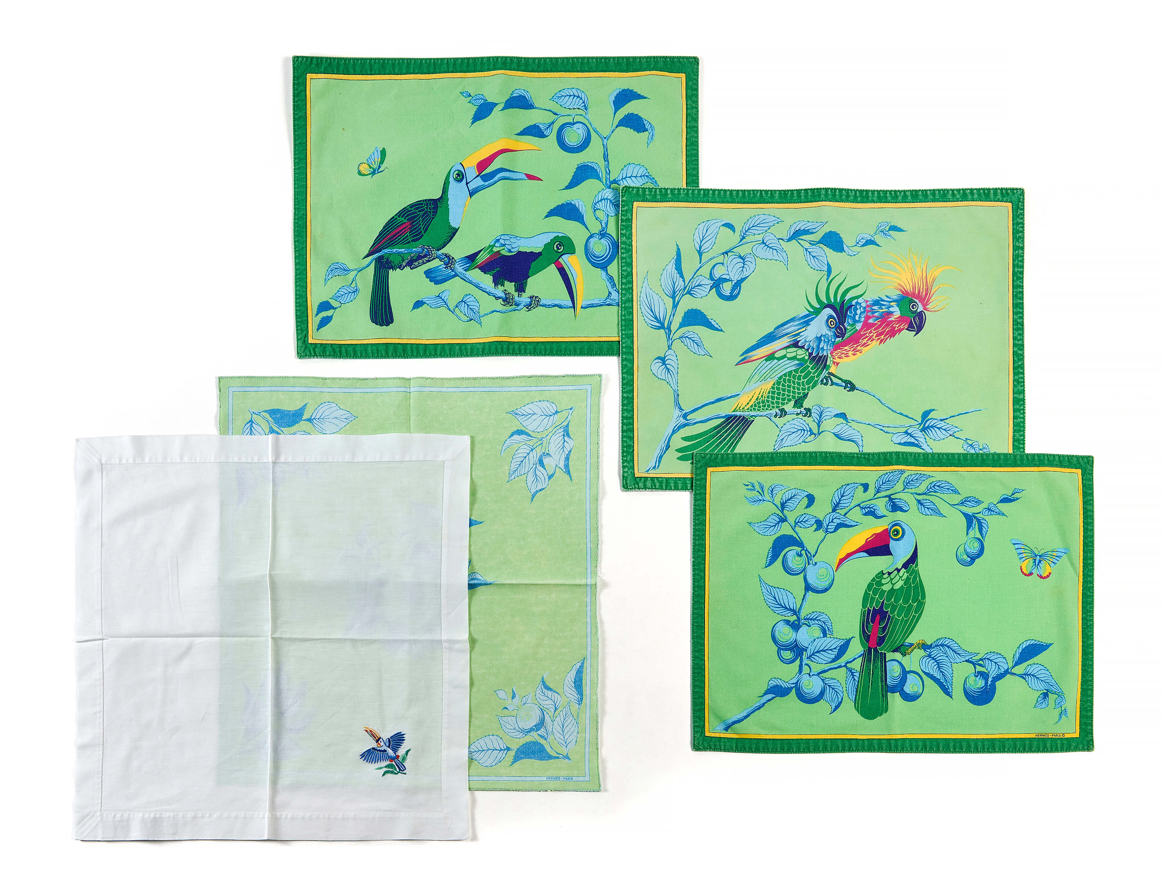 HERMÈS LE TOUCAN Placemats and napkins