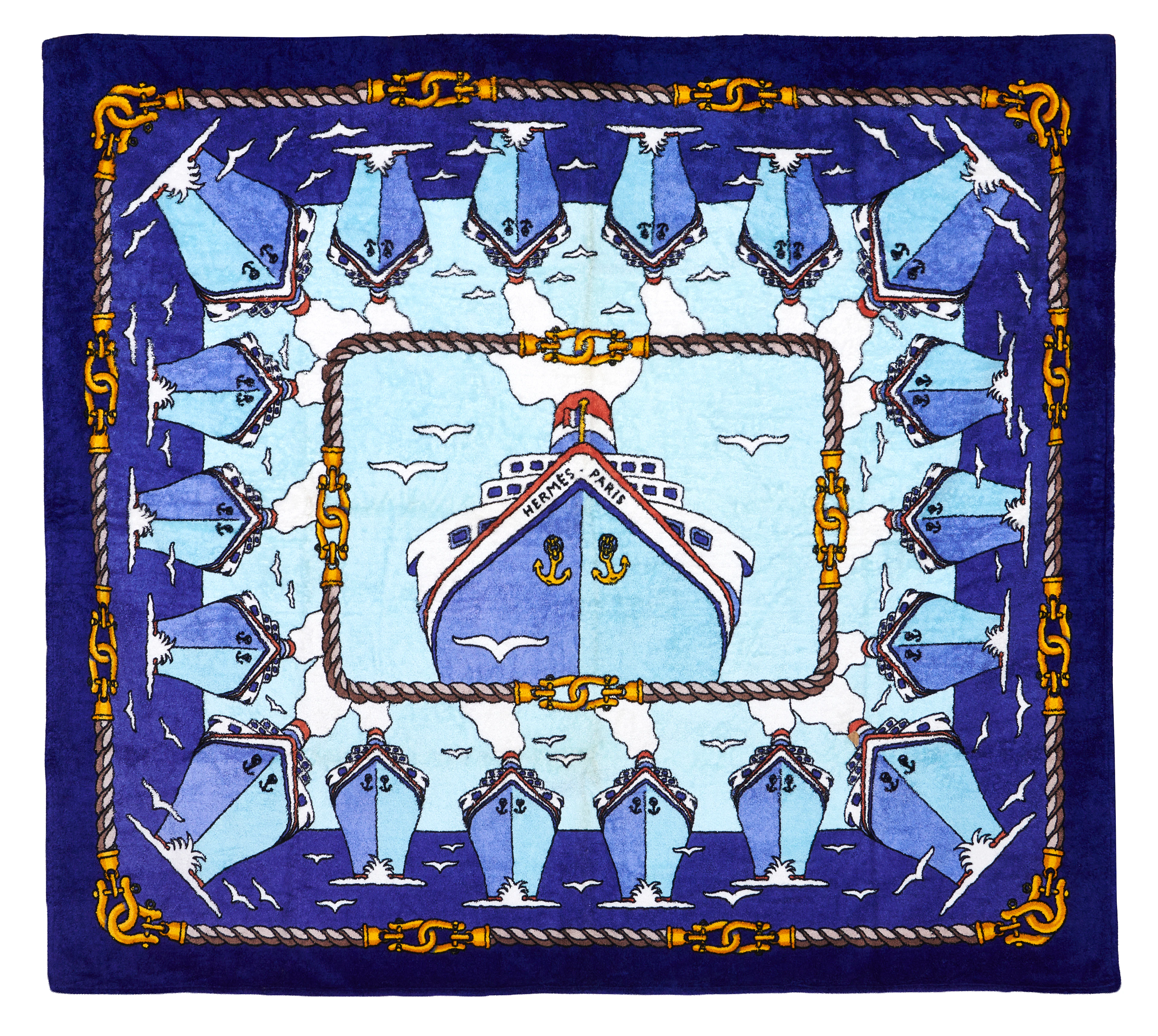 HERMÈS PAQUEBOT Large beach towel
