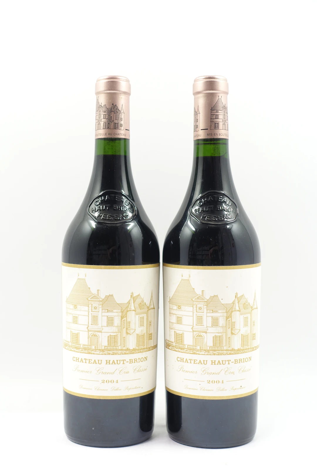 2 bts CH HAUT BRION 2004 1er GC Pessac Léognan