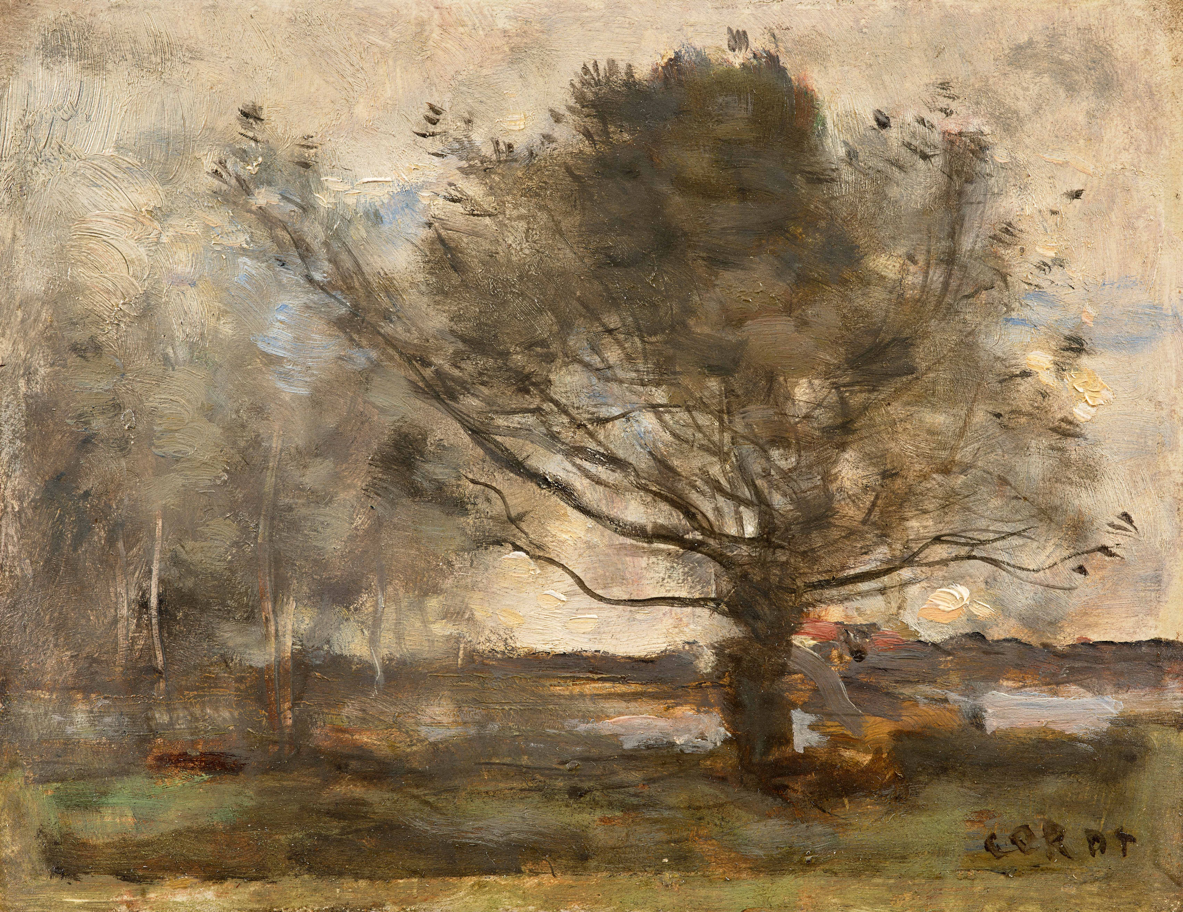 Jean-Baptiste Camille COROT Paris, 1796 - Ville-d'Avray, 1875 Arbre