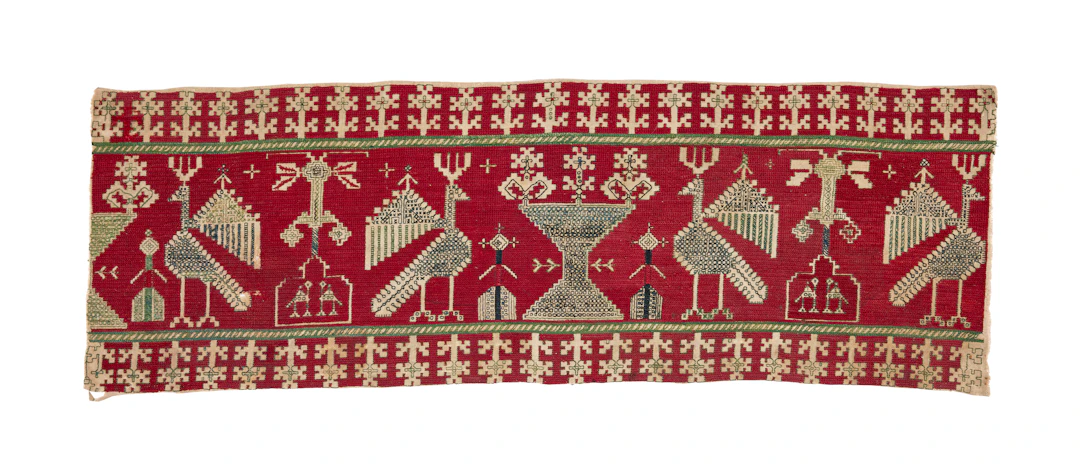 A Fine Azemmour Silk Embroidery