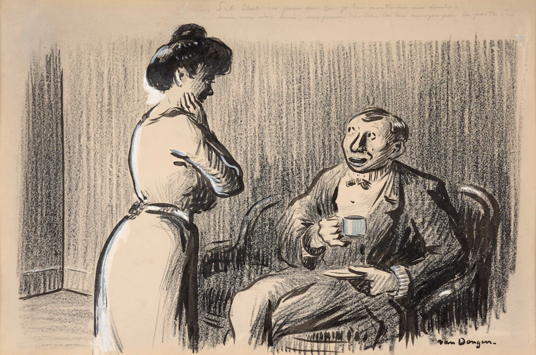 La tasse de thé ou La conversation - circa 1903-1904