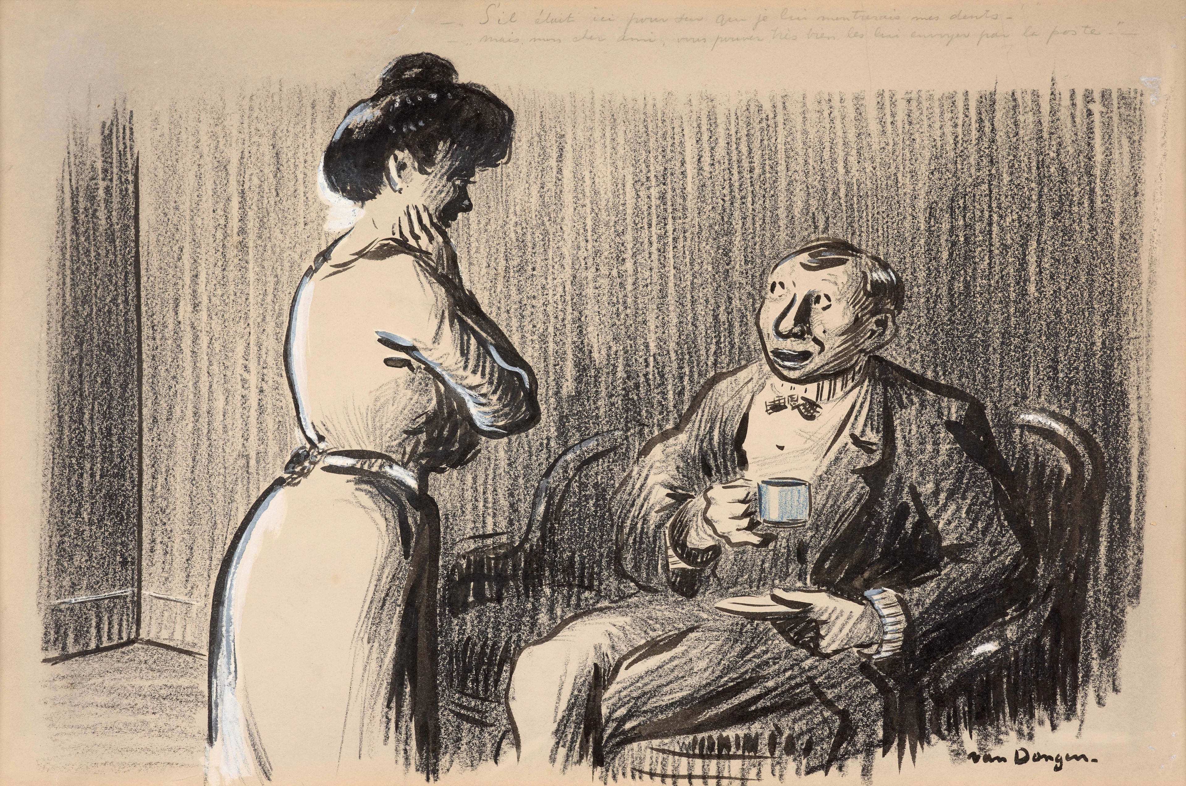 La tasse de thé ou La conversation - circa 1903-1904
