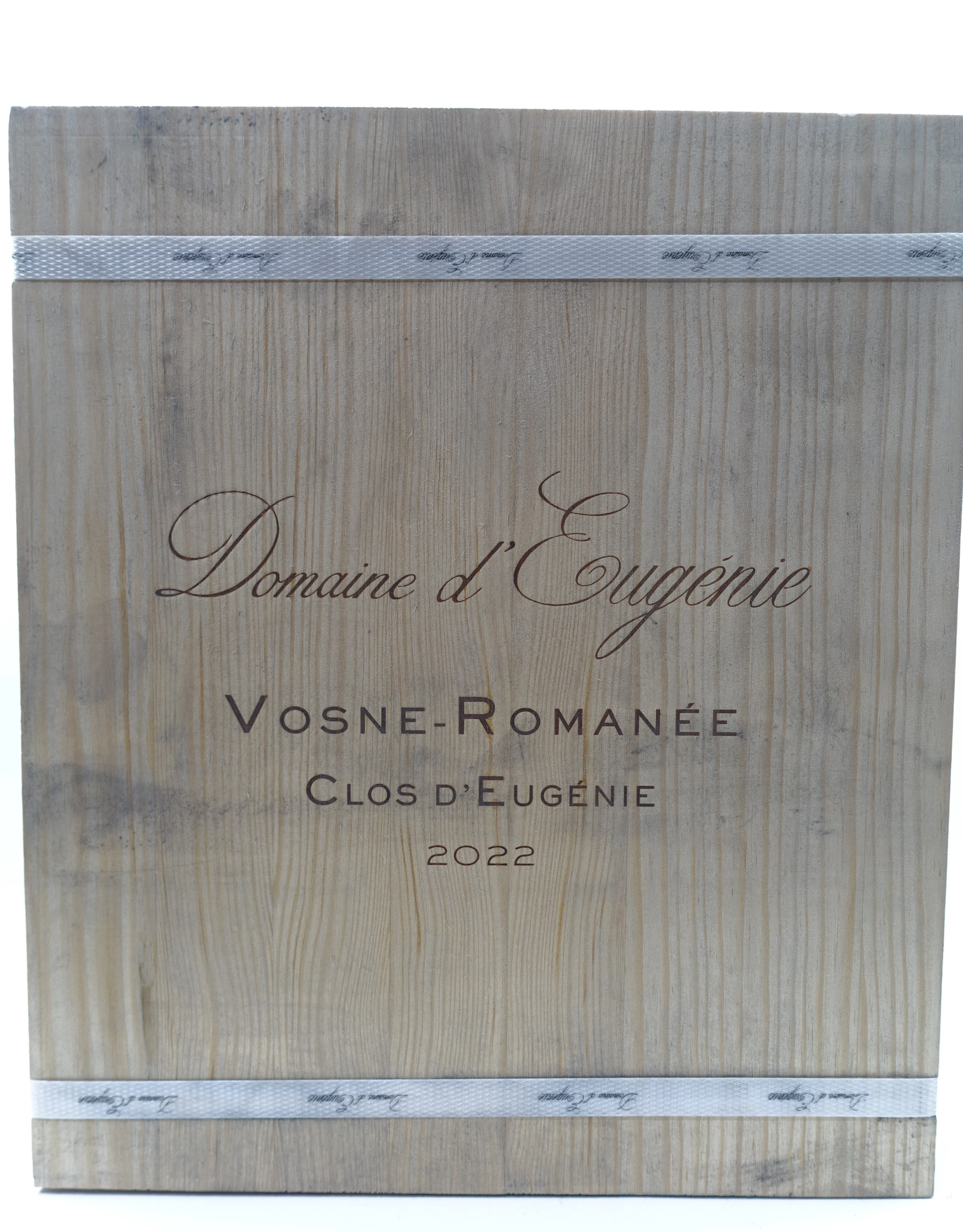 3 bts VOSNE ROMANEE 2022 Clos d'Eugénie. Domaine d'Eugénie