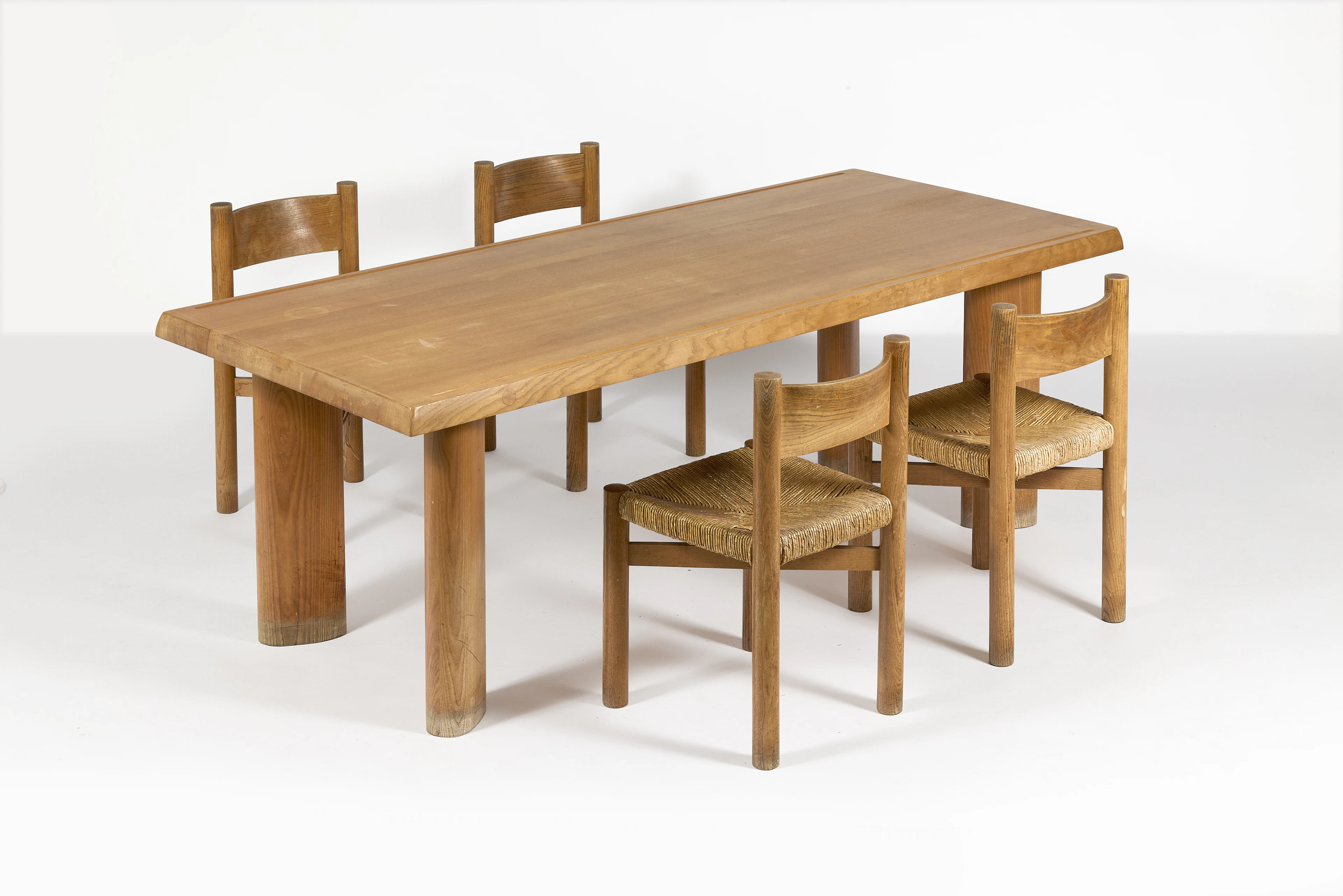Charlotte PERRIAND 1903-1999 Table à gorge "6 couverts" - modèle créé