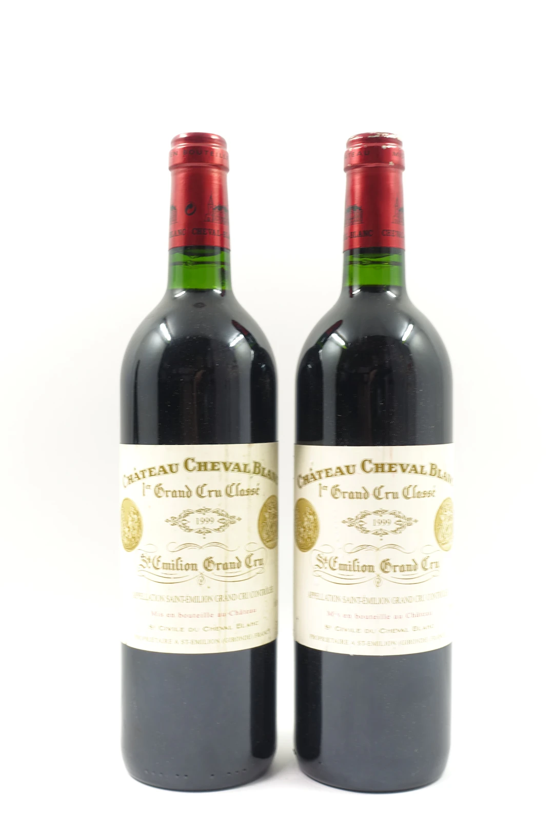 2 bts CH CHEVAL BLANC 1999 1er GCC (A) Saint Emilion