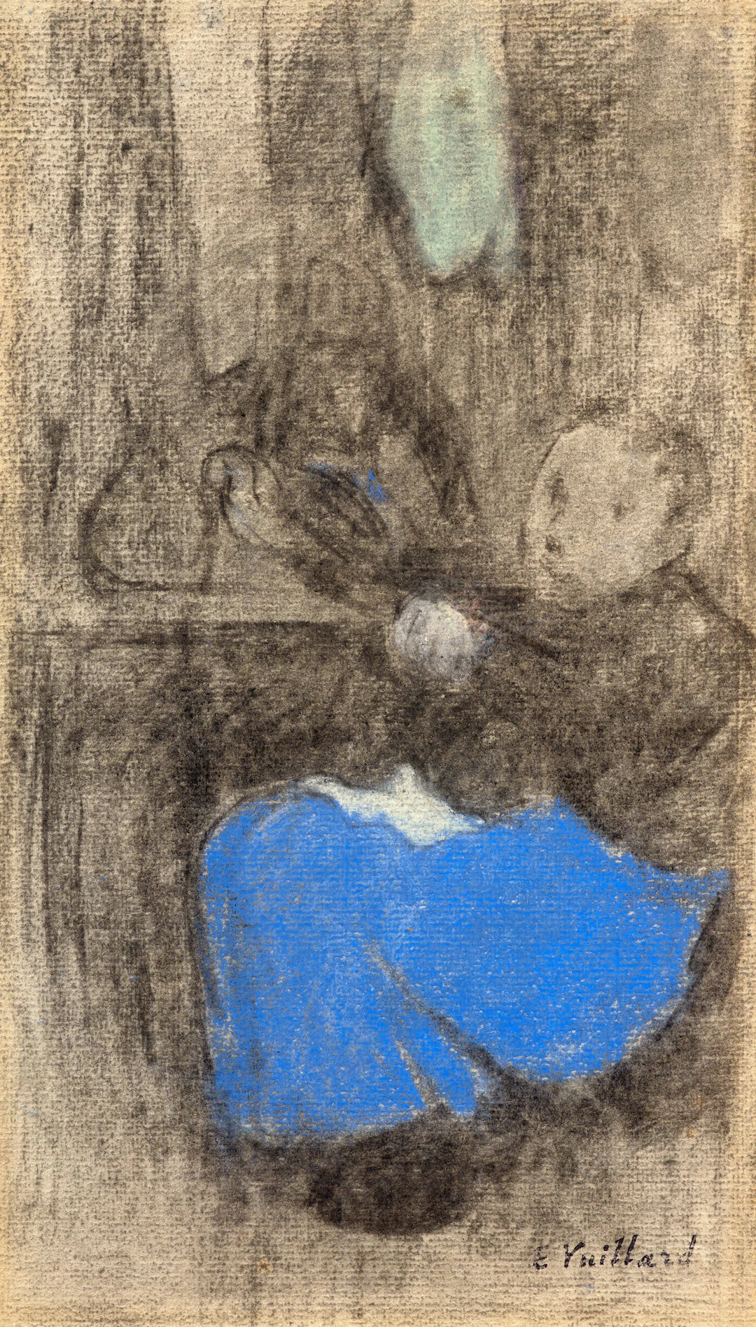 La petite Couturière à la robe bleue - 1892