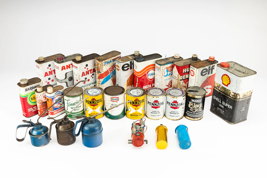 Bidons, bobines et burettes No reserve