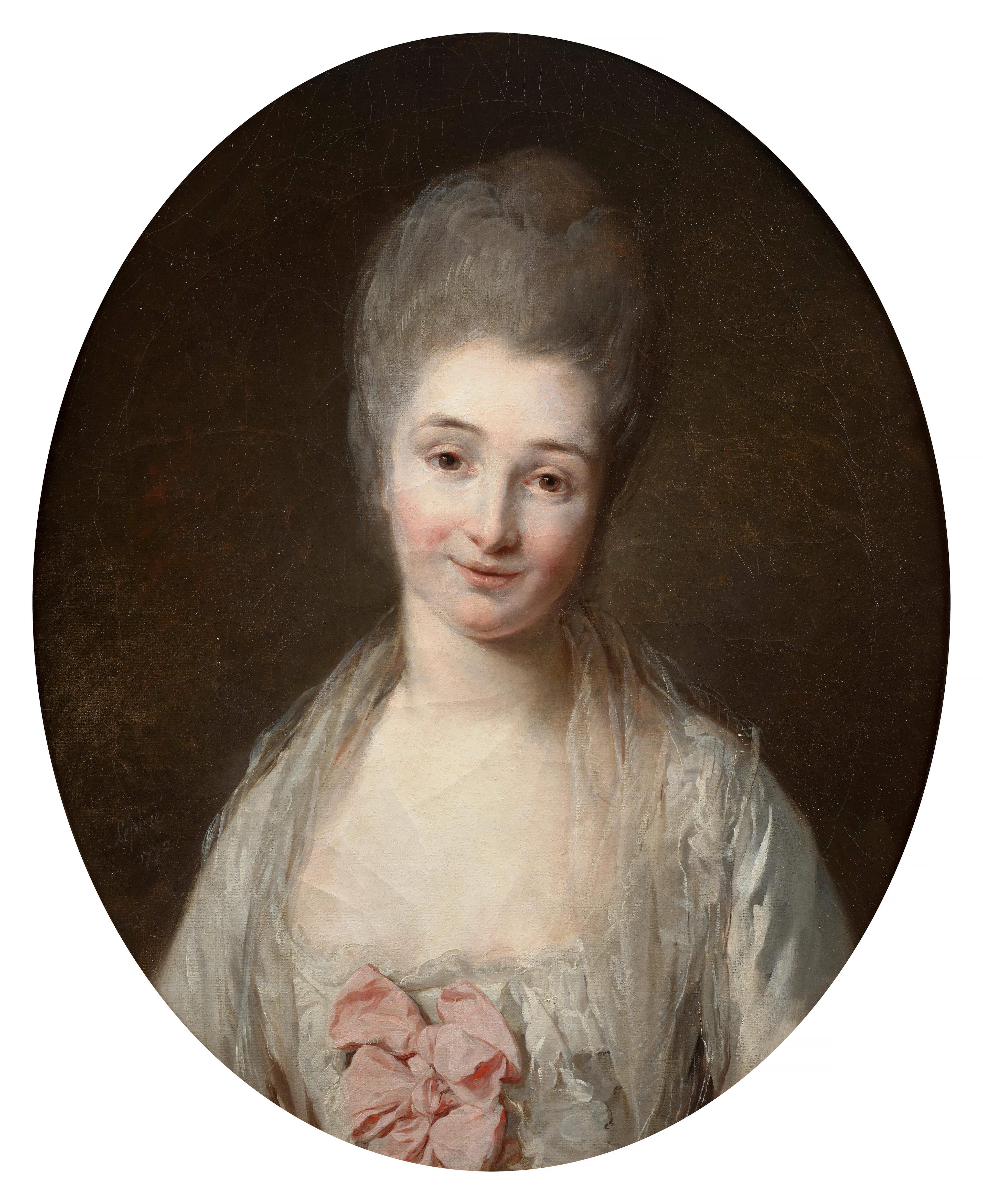 Nicolas-Bernard LÉPICIÉ Paris, 1735–1784 Portrait d'une dame de qualité