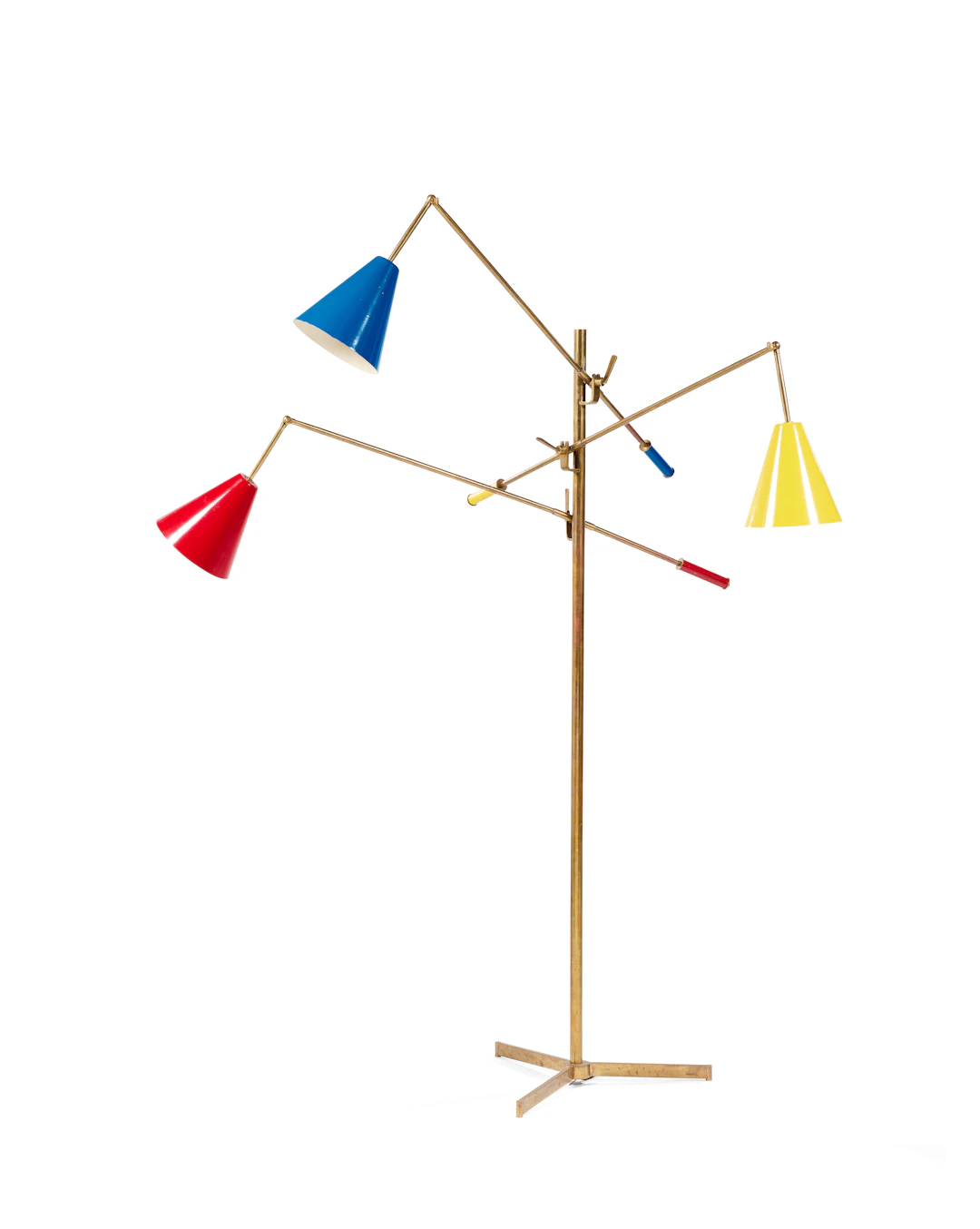 TRAVAIL ITALIEN Lampadaire tripode - circa 1960