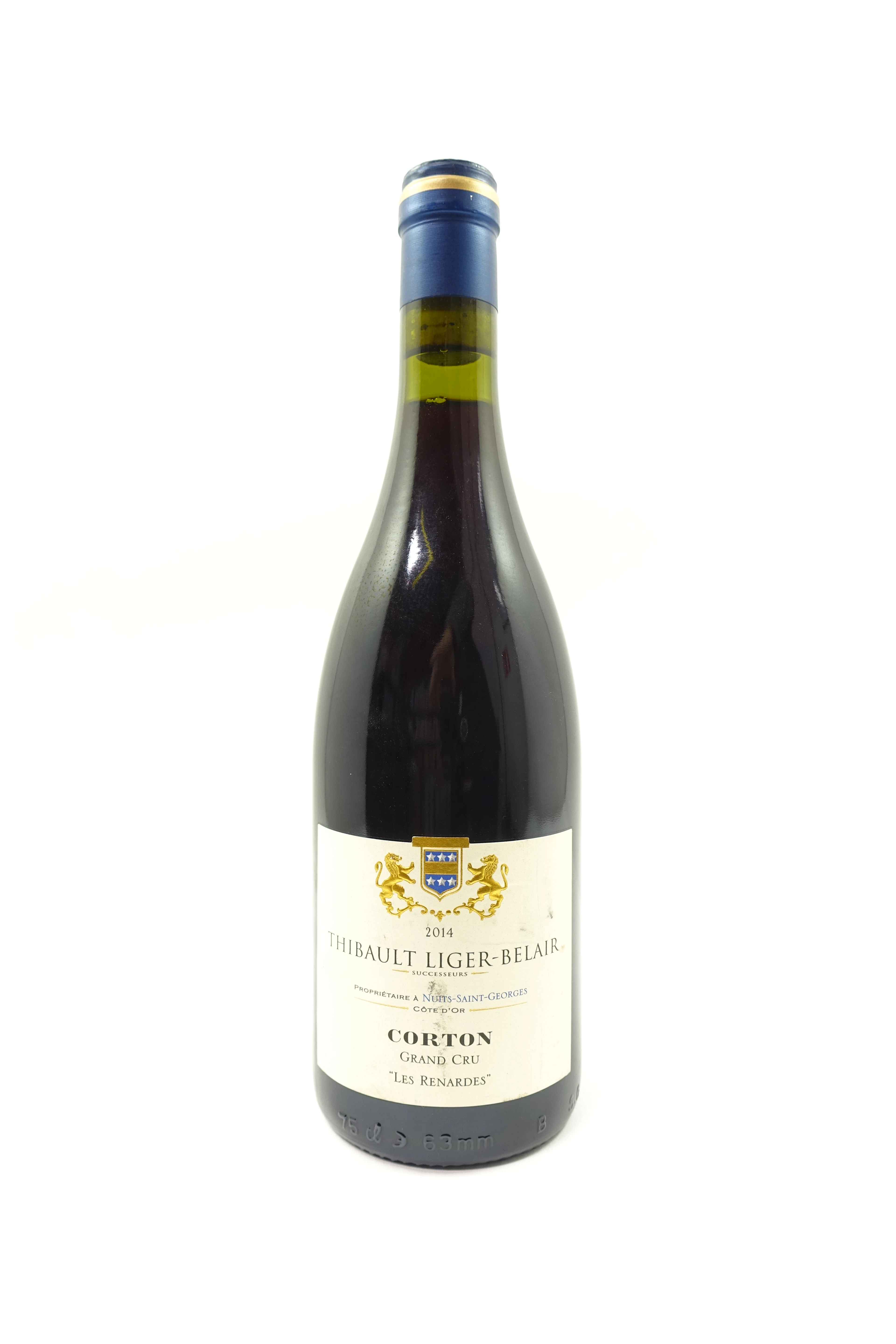 1 bt CORTON LES RENARDES 2014 Grand Cru. Thibault Liger-Belair