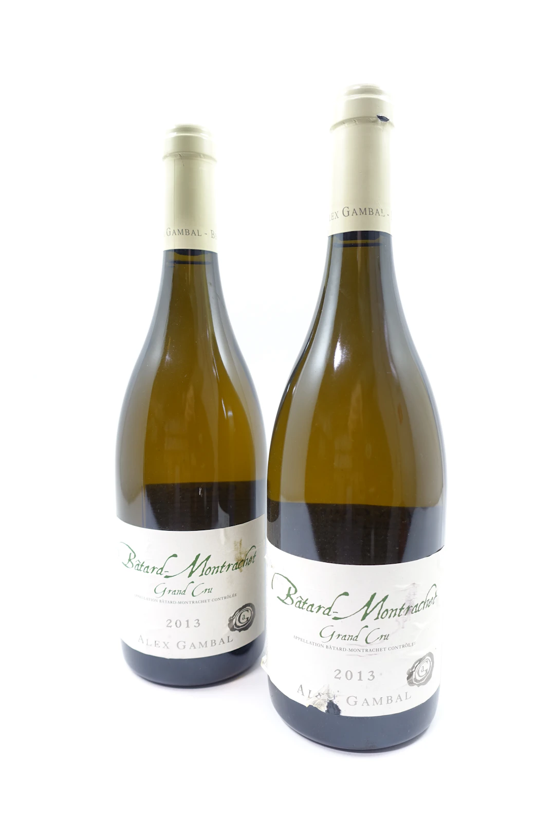 2 bts BATARD MONTRACHET 2013 Gand Cru. Alex Gambal