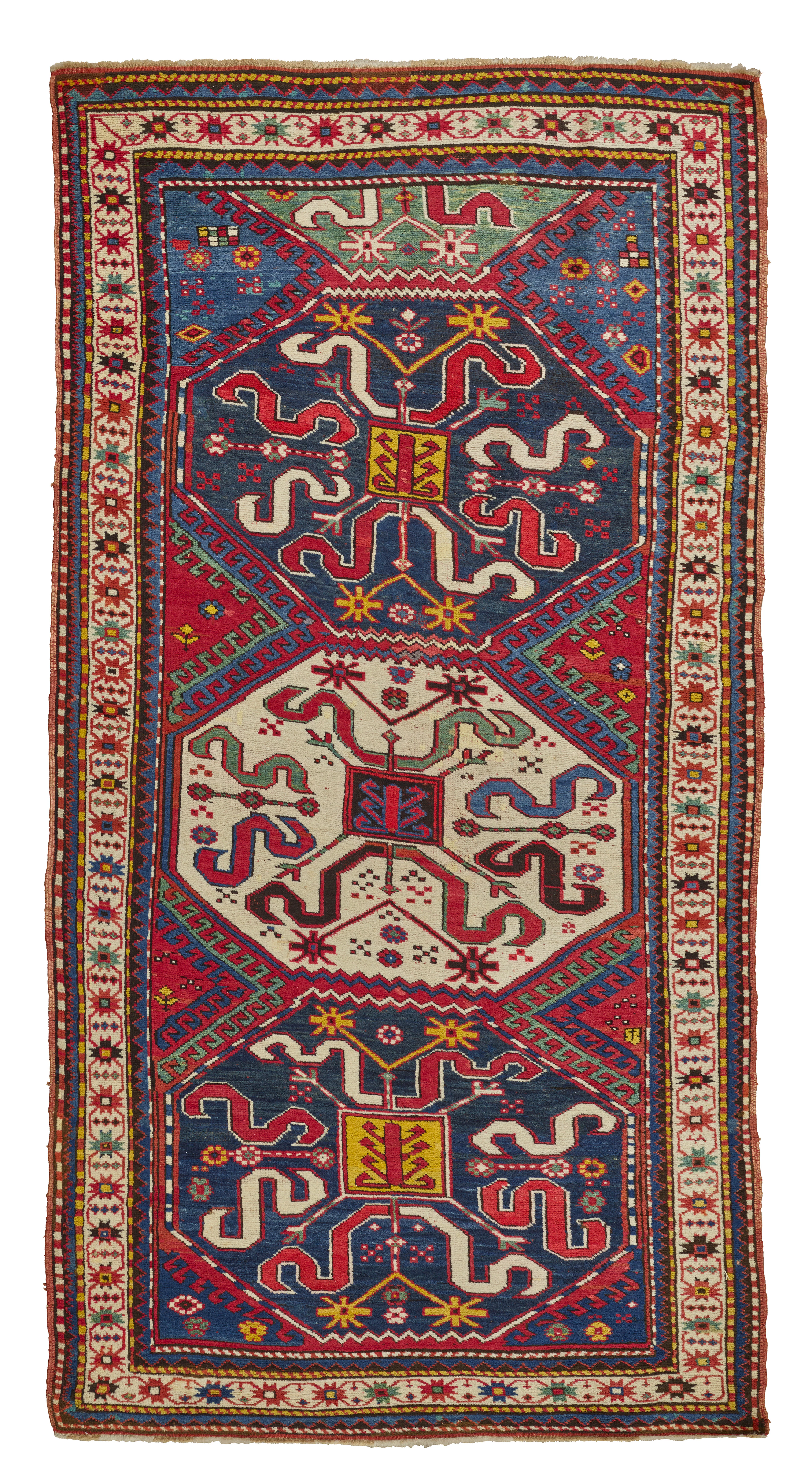 - TAPIS KAZAK CHONDZORESK, KARABAGH, VERS 1900-1920