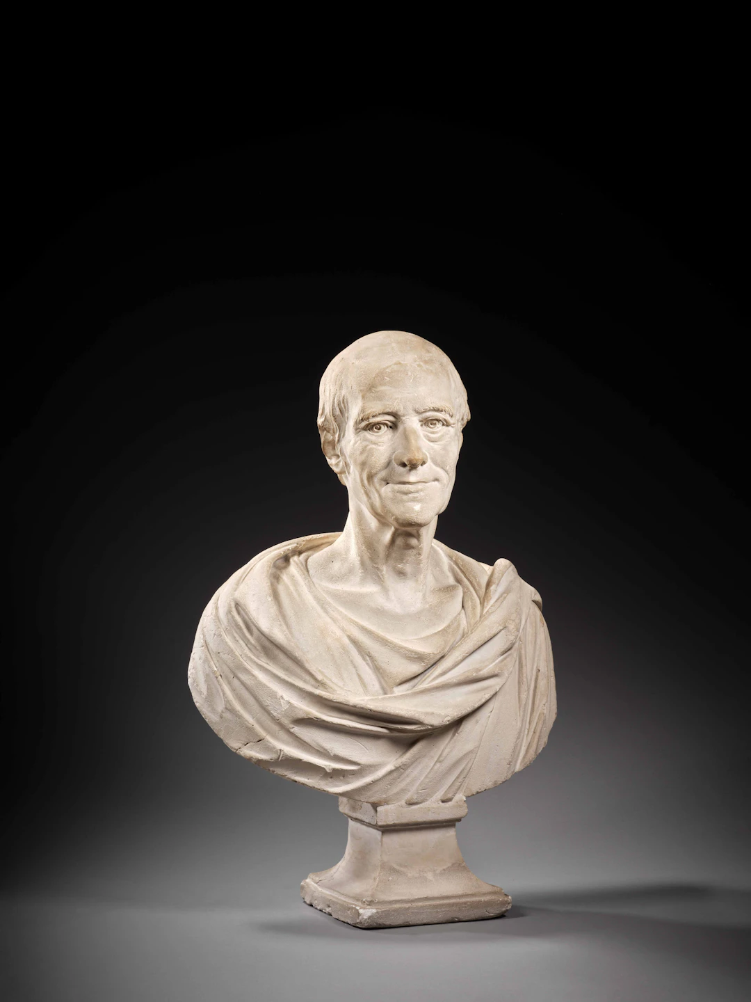 Jean-Baptiste PIGALLE Paris, 1714 - 1785 Portrait de Voltaire en buste