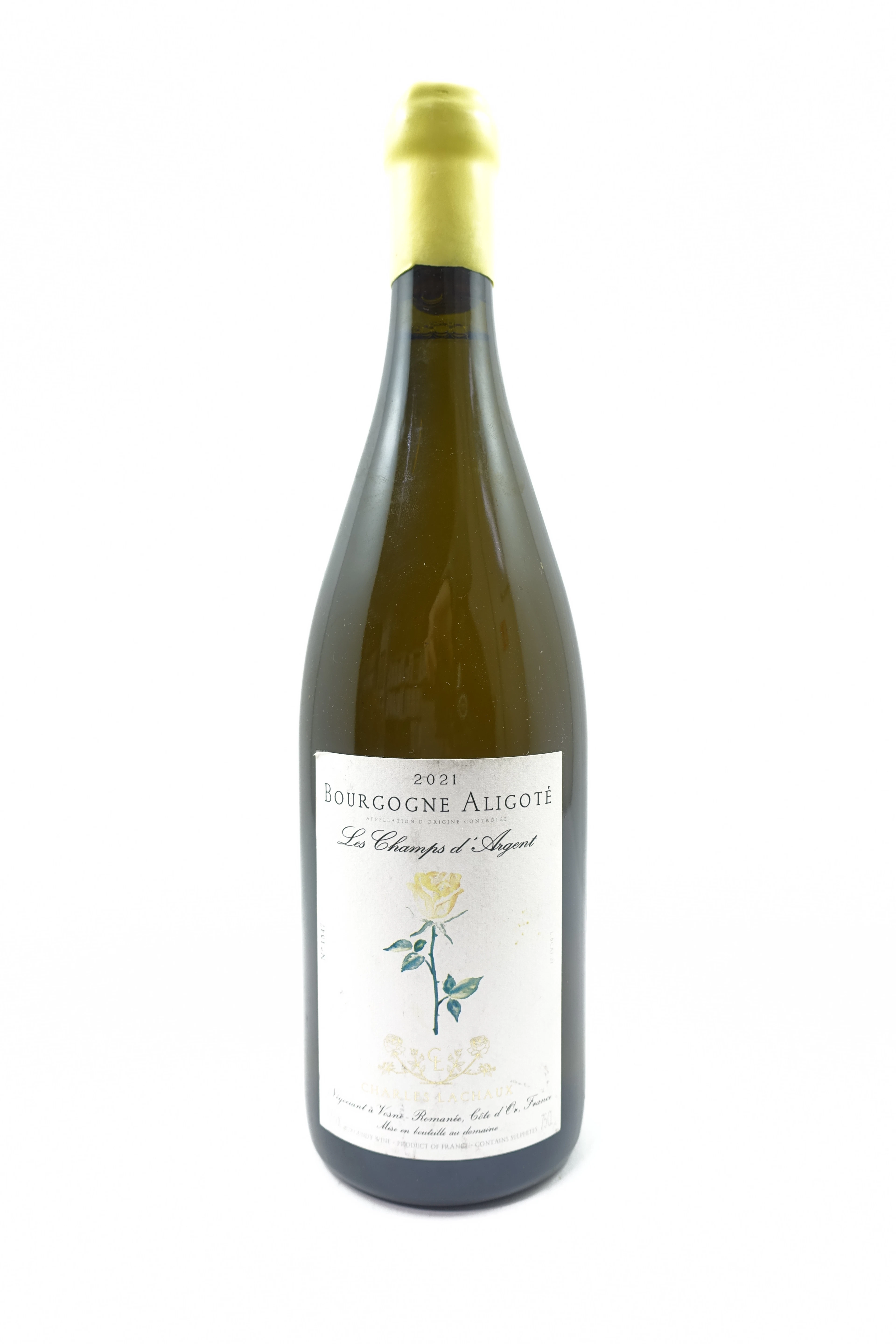 1 bt BOURGOGNE ALIGOTE 2021 Les Champs d'Argent. Charles Lachaux