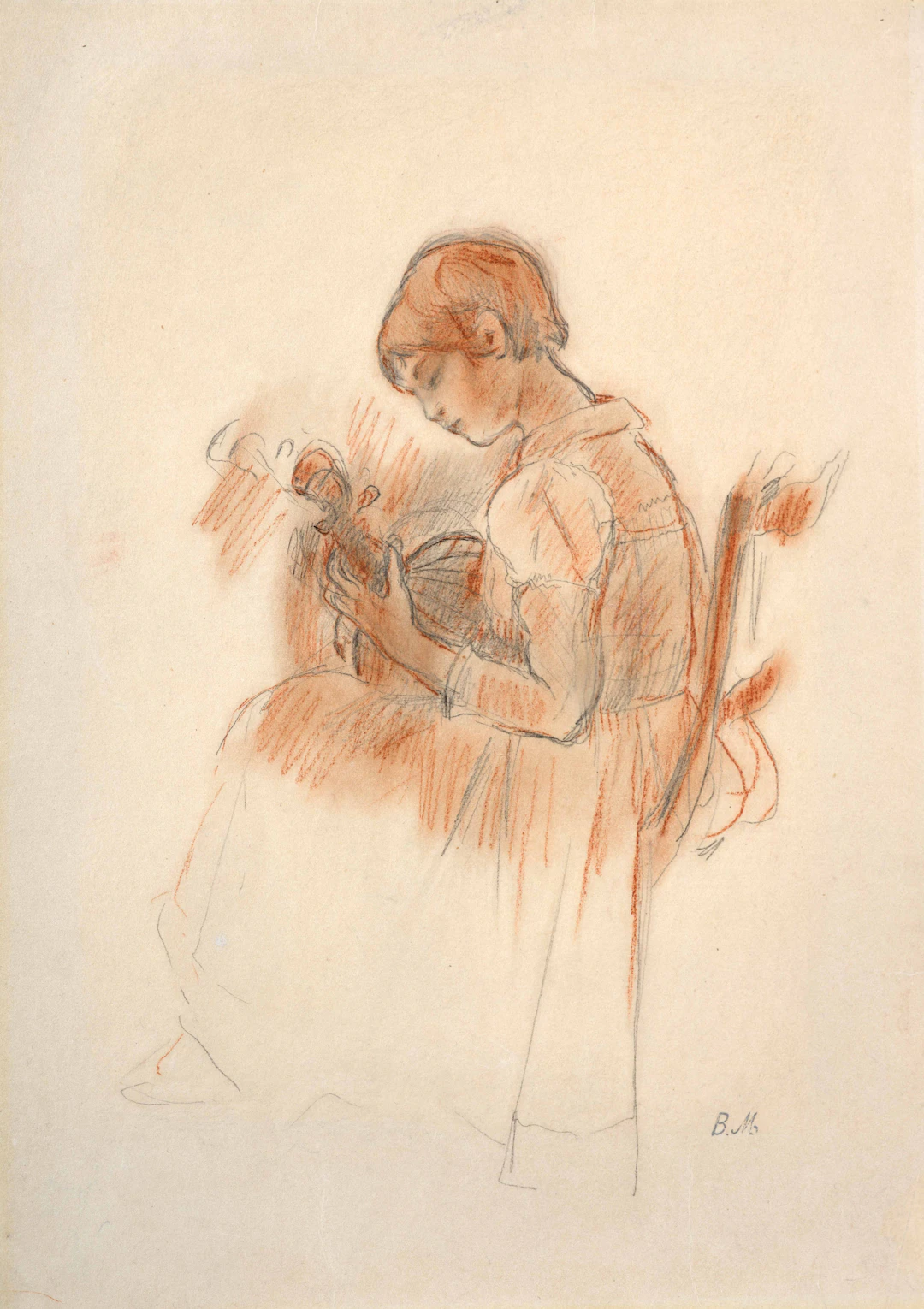 Julie à la mandoline - 1889