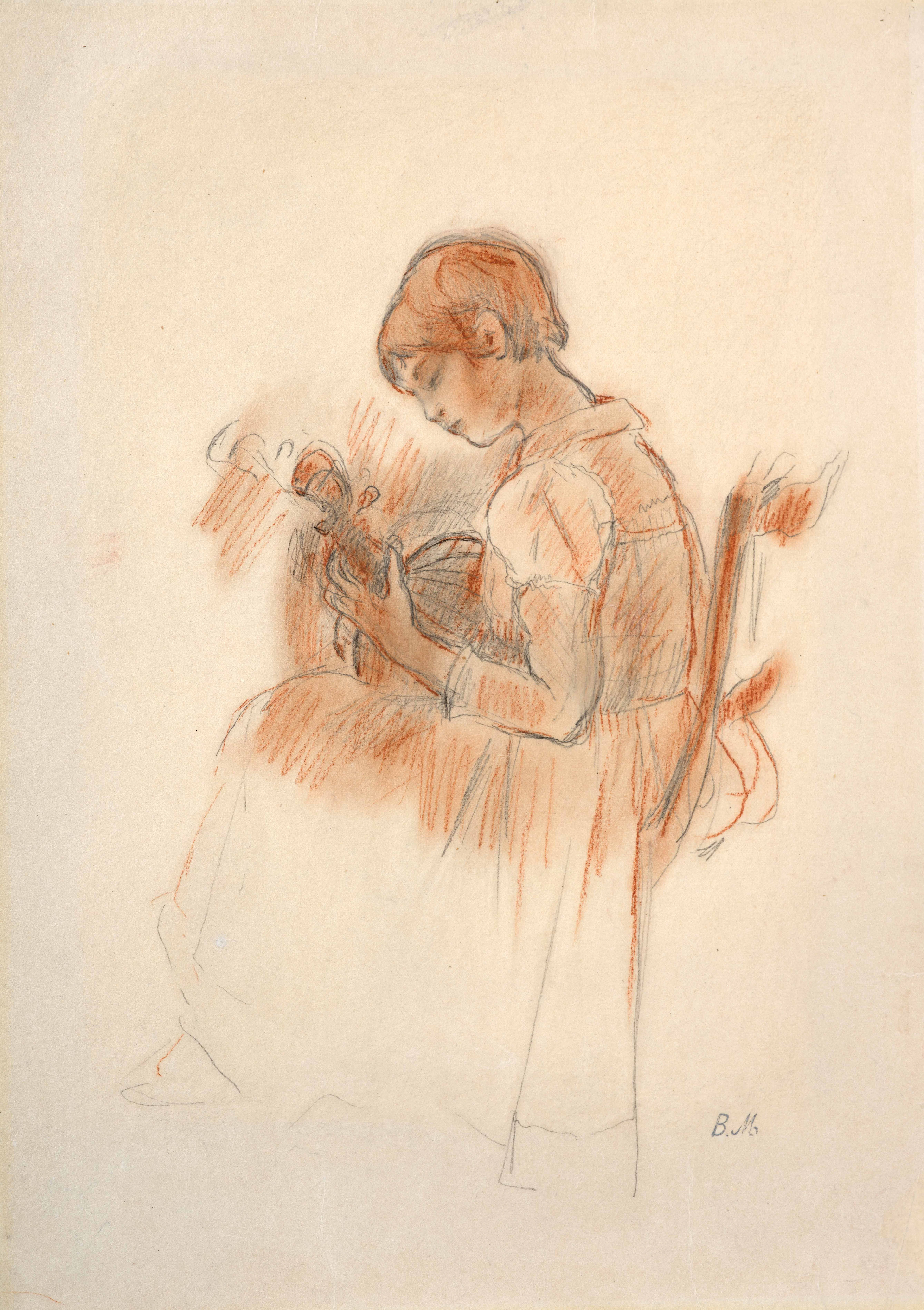 Julie à la mandoline - 1889
