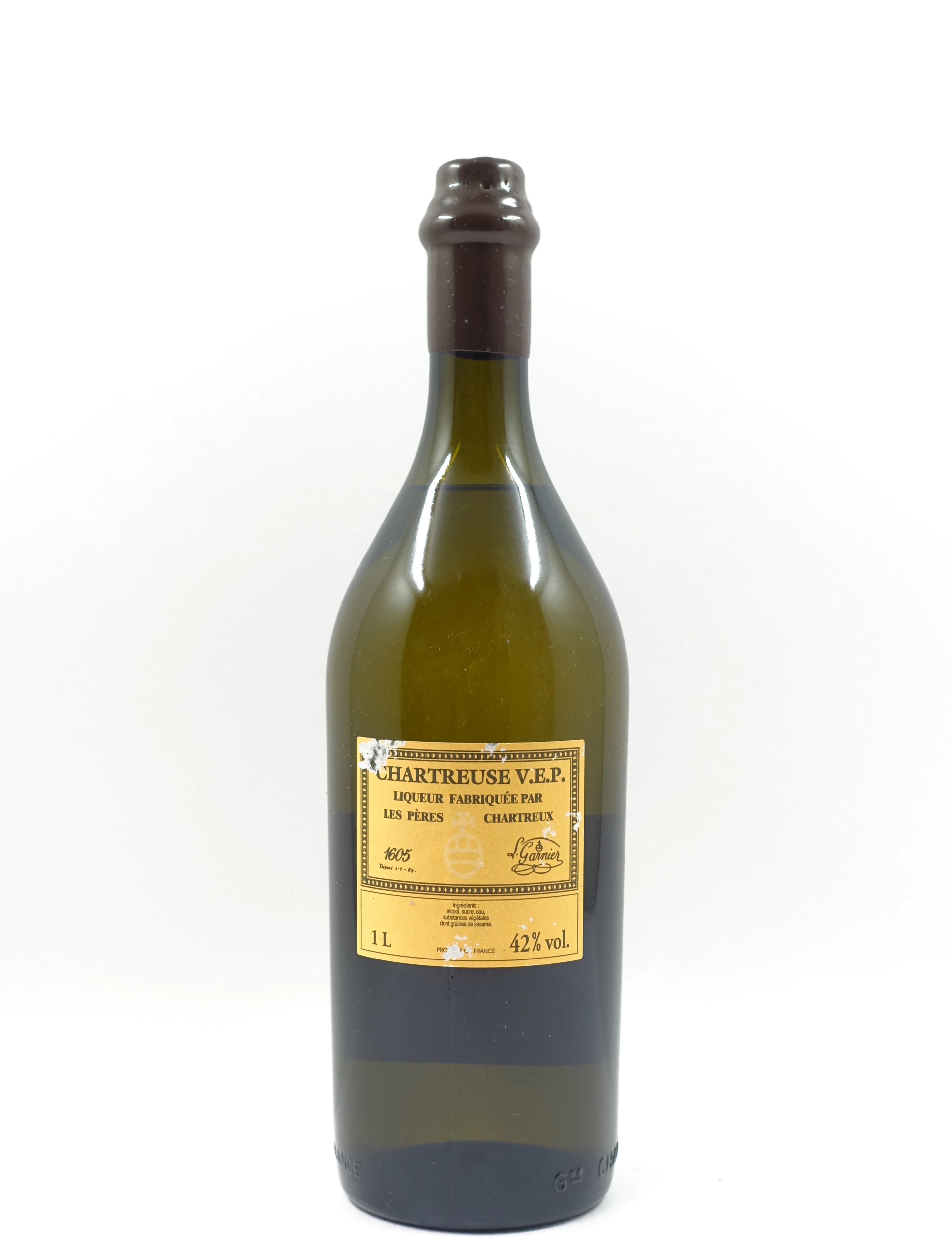 1 bt CHARTREUSE JAUNE V.E.P (mise en bouteille en 2011)
