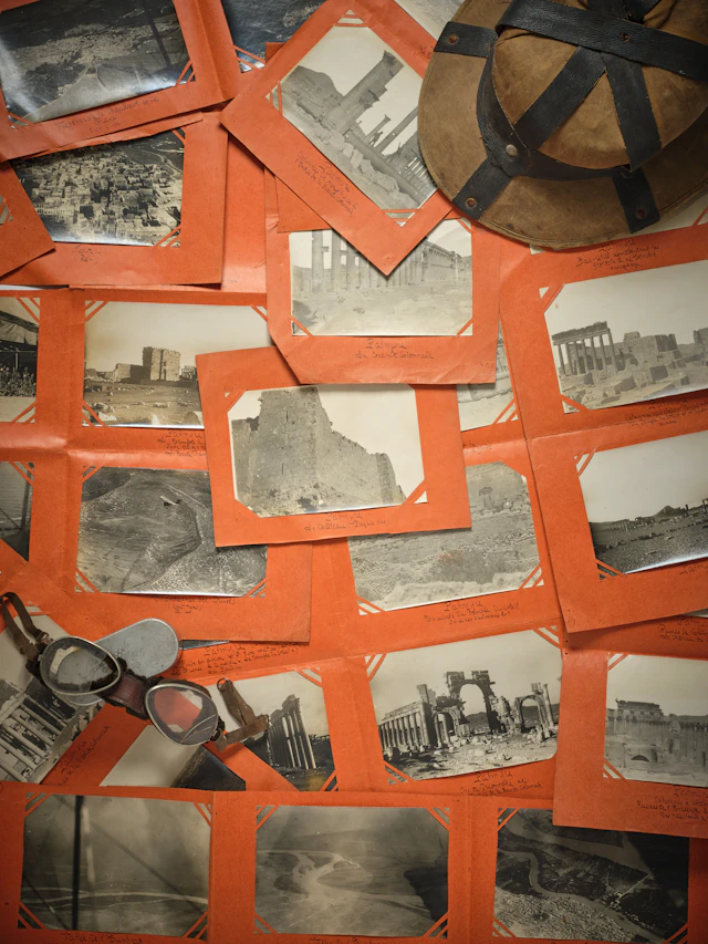 [PALMYRE – MERMOZ] RARE ET EXCEPTIONNEL ENSEMBLE DE PHOTOGRAPHIES