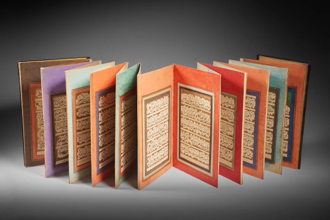 A Qajar Calligraphic Album (Muraqqa’) of Morning Prayers