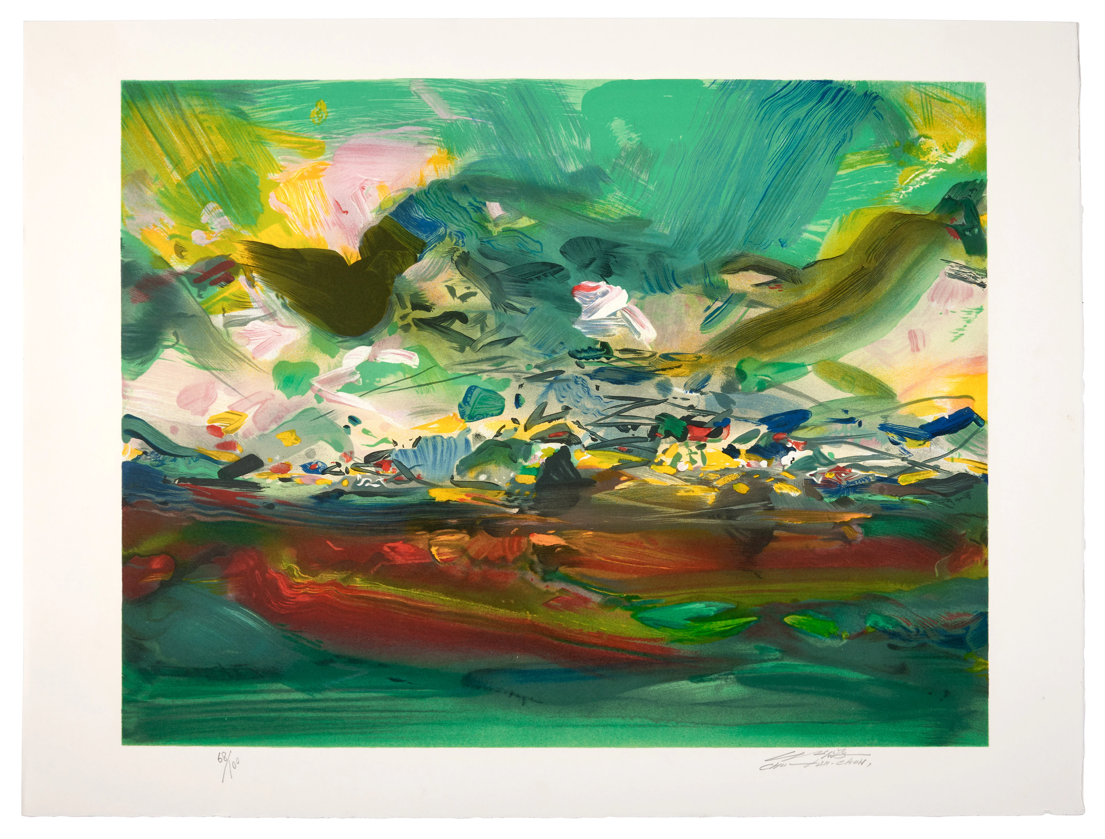 CHU TEH-CHUN (1920 - 2014) Étincelante élégance - 2008