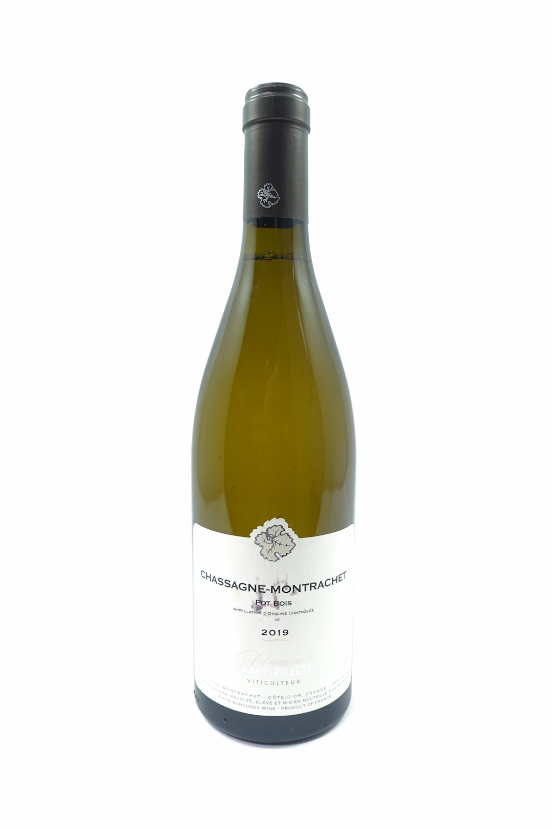 1 bt CHASSAGNE MONTRACHET 2019 (blanc) Pot Bois. Lamy-Pillot