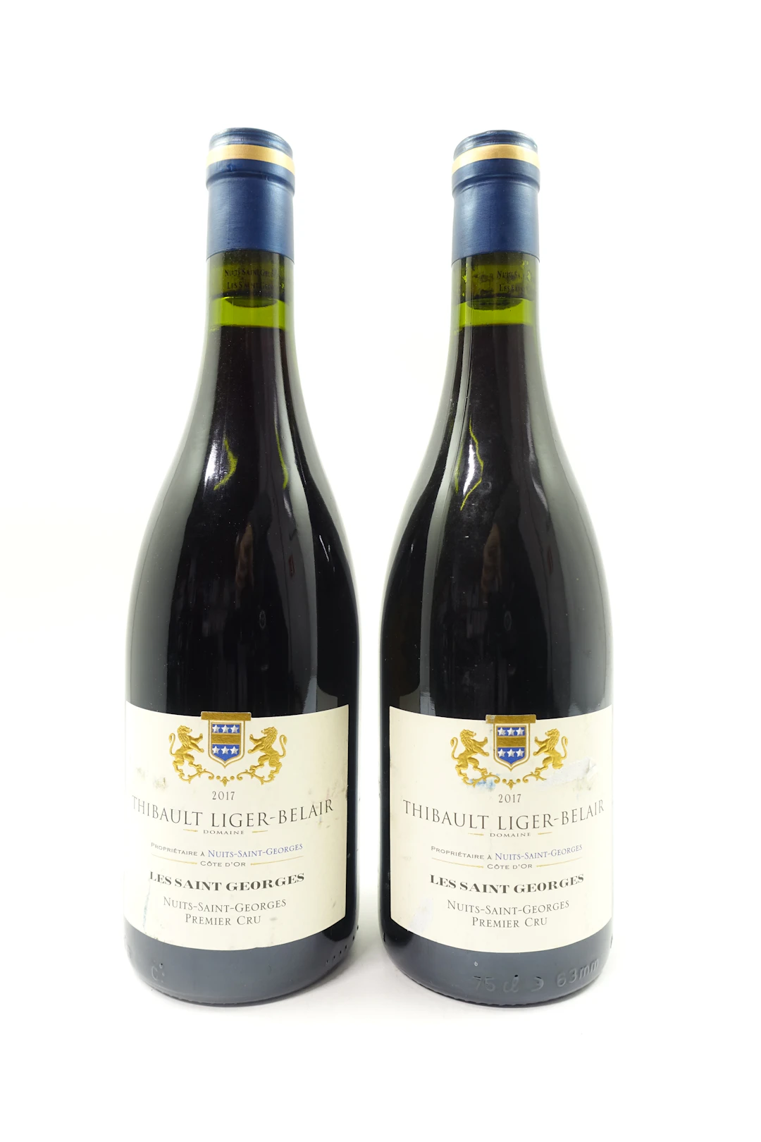 2 bts NUITS SAINT GEORGES 2017 1er Cru Les Saints-Georges. Thibault