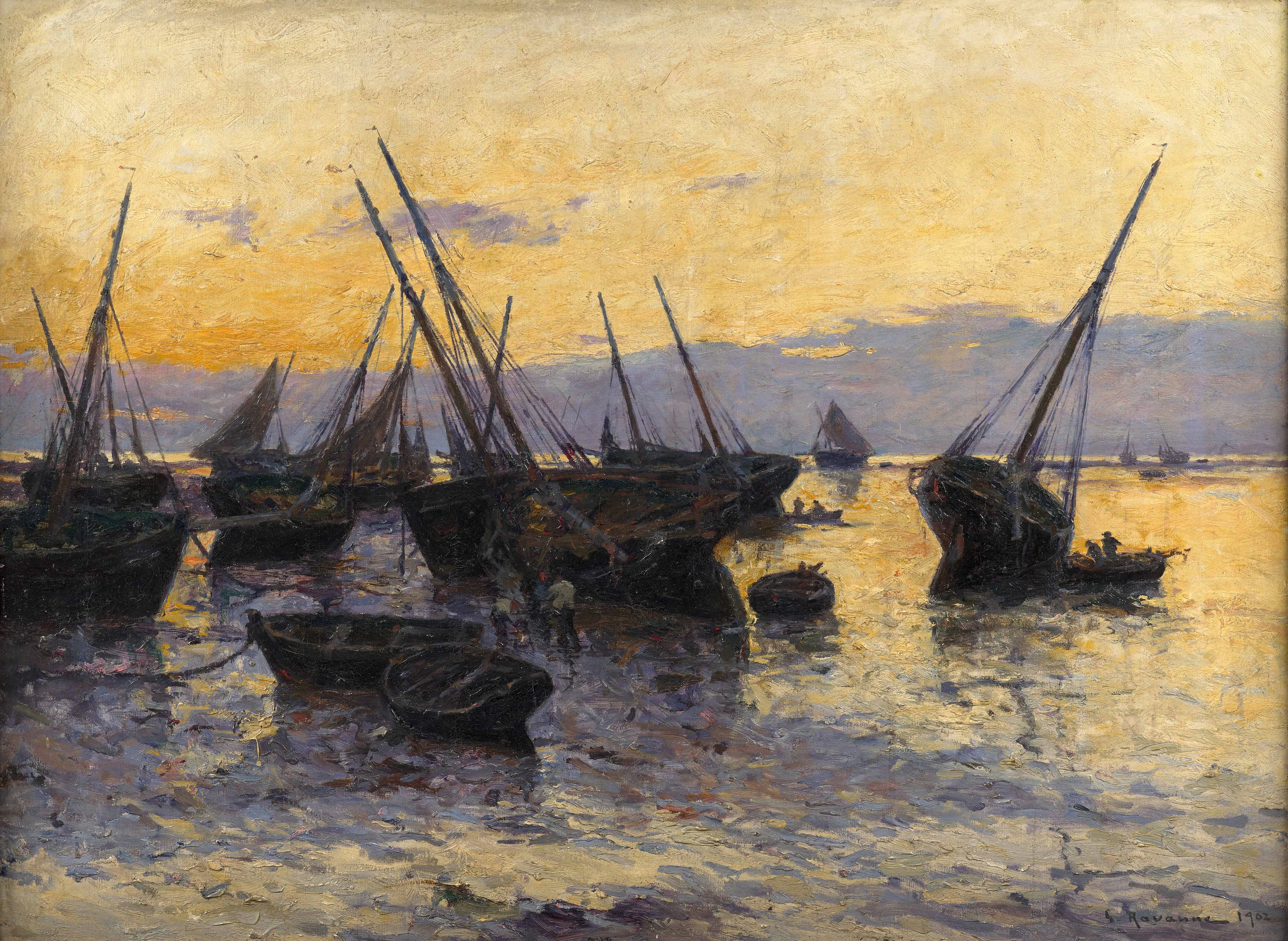 Léon-Gustave RAVANNE Meulan-en-Yvelines, 1854 - Les Mureaux, 1904