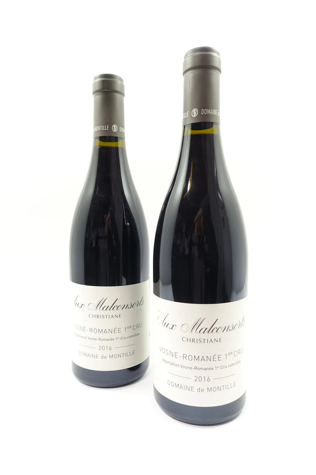 2 bts VOSNE ROMANEE 2016 1er Cru Aux Malconsorts Christiane. Domaine