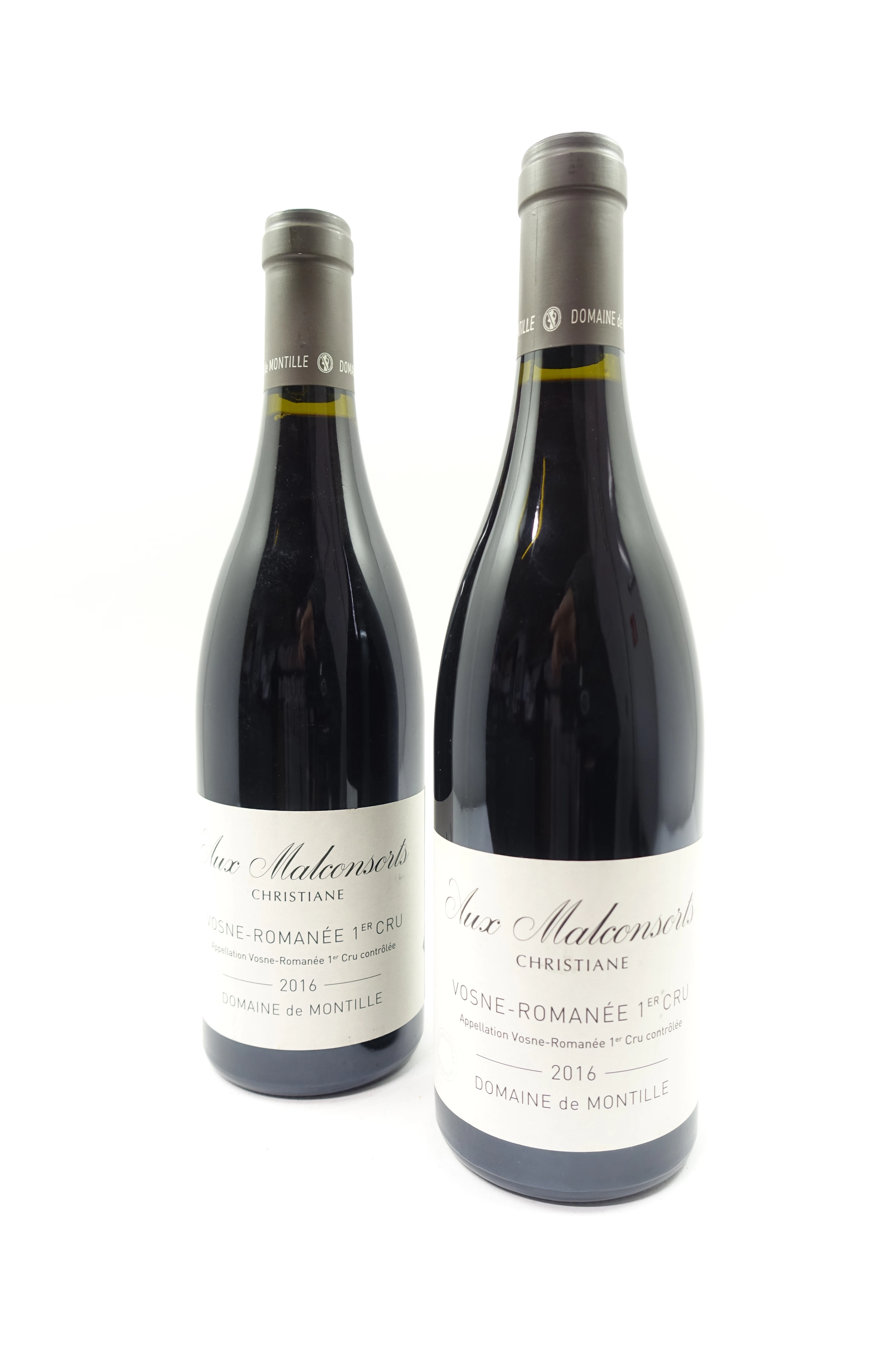 2 bts VOSNE ROMANEE 2016 1er Cru Aux Malconsorts Christiane. Domaine