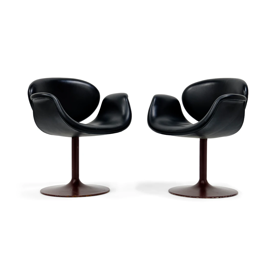 Paire de fauteuils "Little Tulip" - modèle créé en 1965