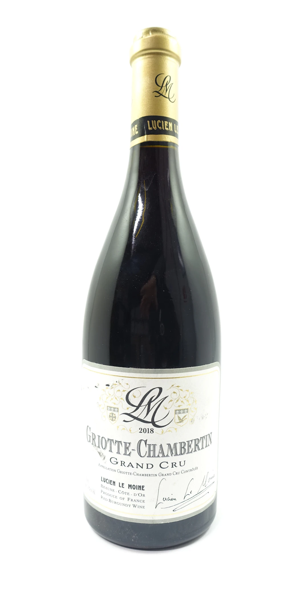 1 bt GRIOTTE CHAMBERTIN 2018 Grand Cru. Lucien Le Moine